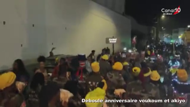 [Vidéo] Guadeloupe Déboulé Voukoum et Akiyo vendredi soir