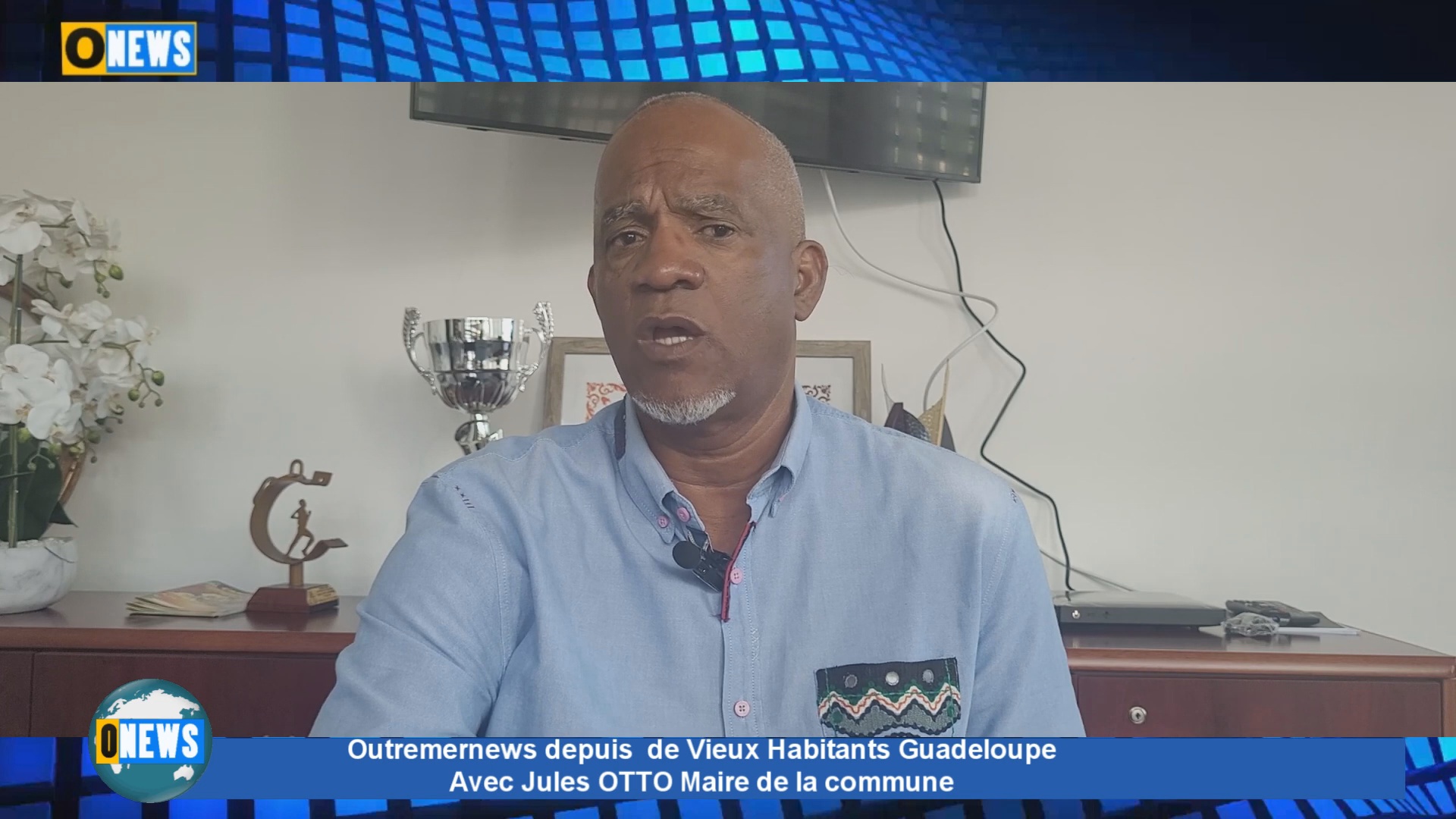 [Vidéo] Outremernews depuis Vieux Habitants Guadeloupe avec Jules OTTO Maire de la commune