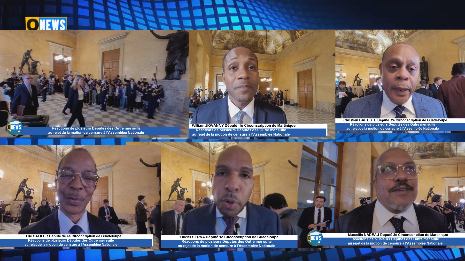[Vidéo] Réactions des Députés des Outre mer suite au rejet de la motion de censure à l’Assemblée Nationale