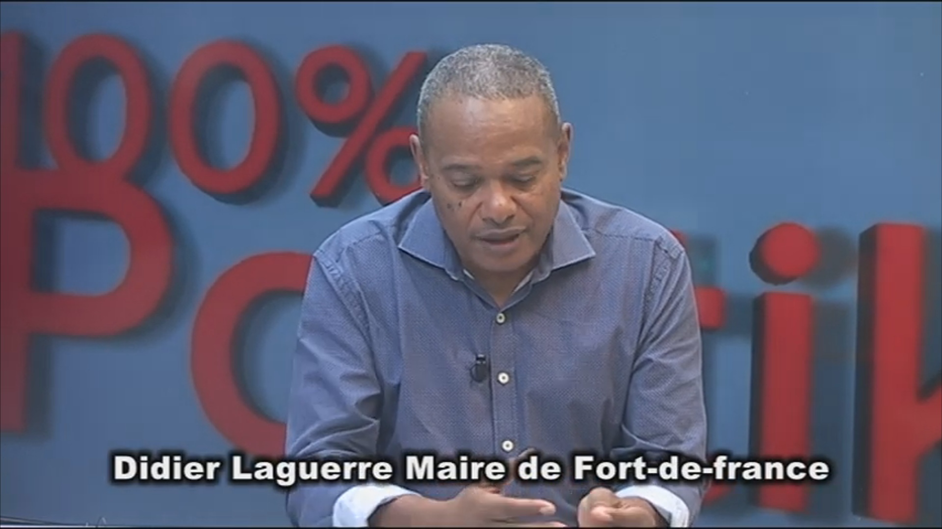 Martinique. Didier LAGUERRE Maire de Fort de France invité de l émission Politik (KMT)
