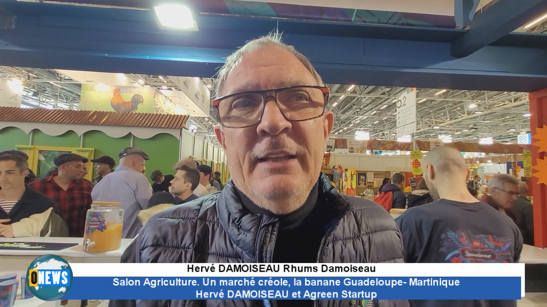 [Vidéo] Salon Agriculture. Un marché créole, la banane Guadeloupe-Martinique Hervé DAMOISEAU et Agreen Startup