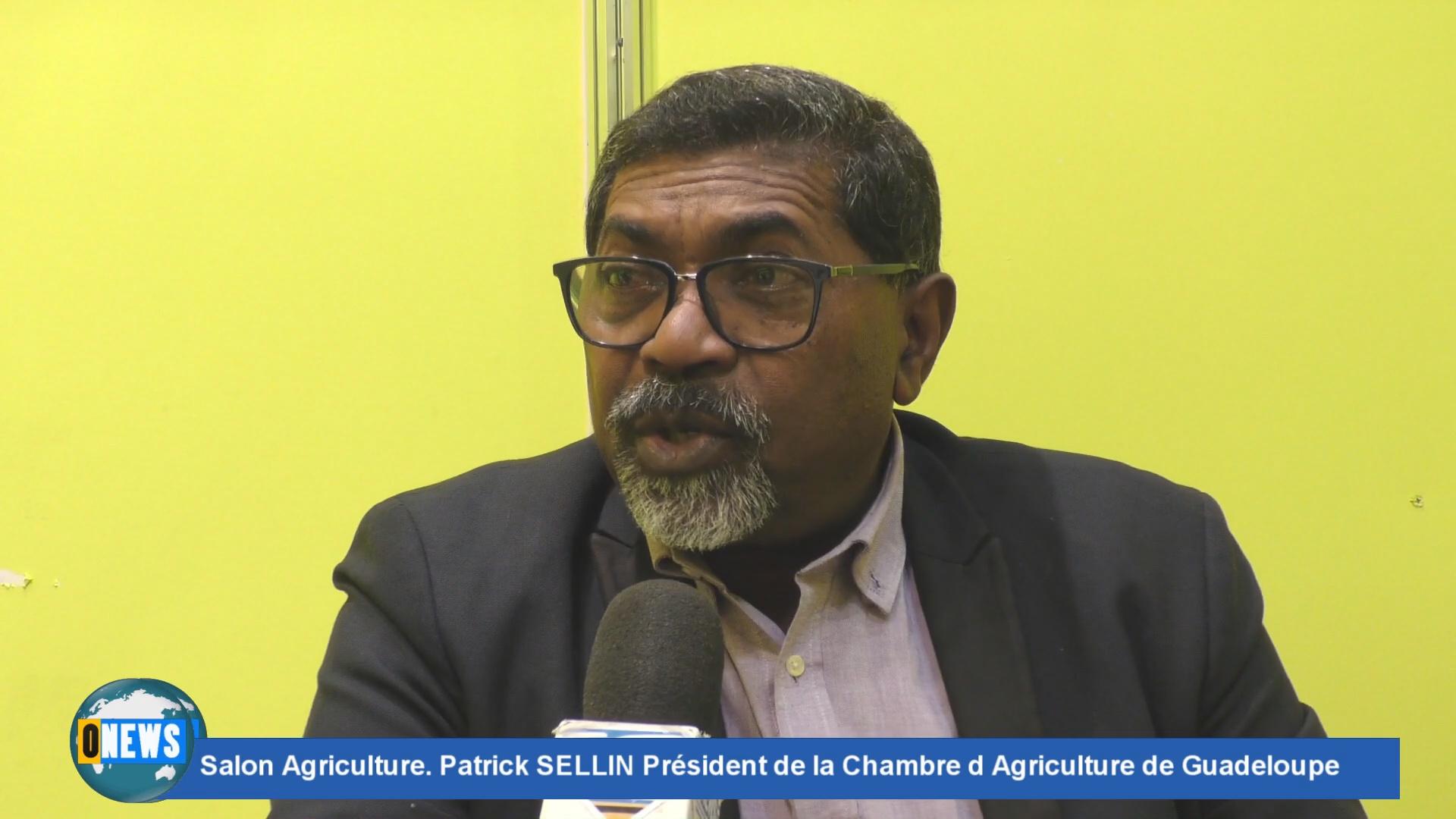 [Vidéo] Salon Agriculture. Patrick SELLIN Président Chambre Agriculture de Guadeloupe et My Bananas
