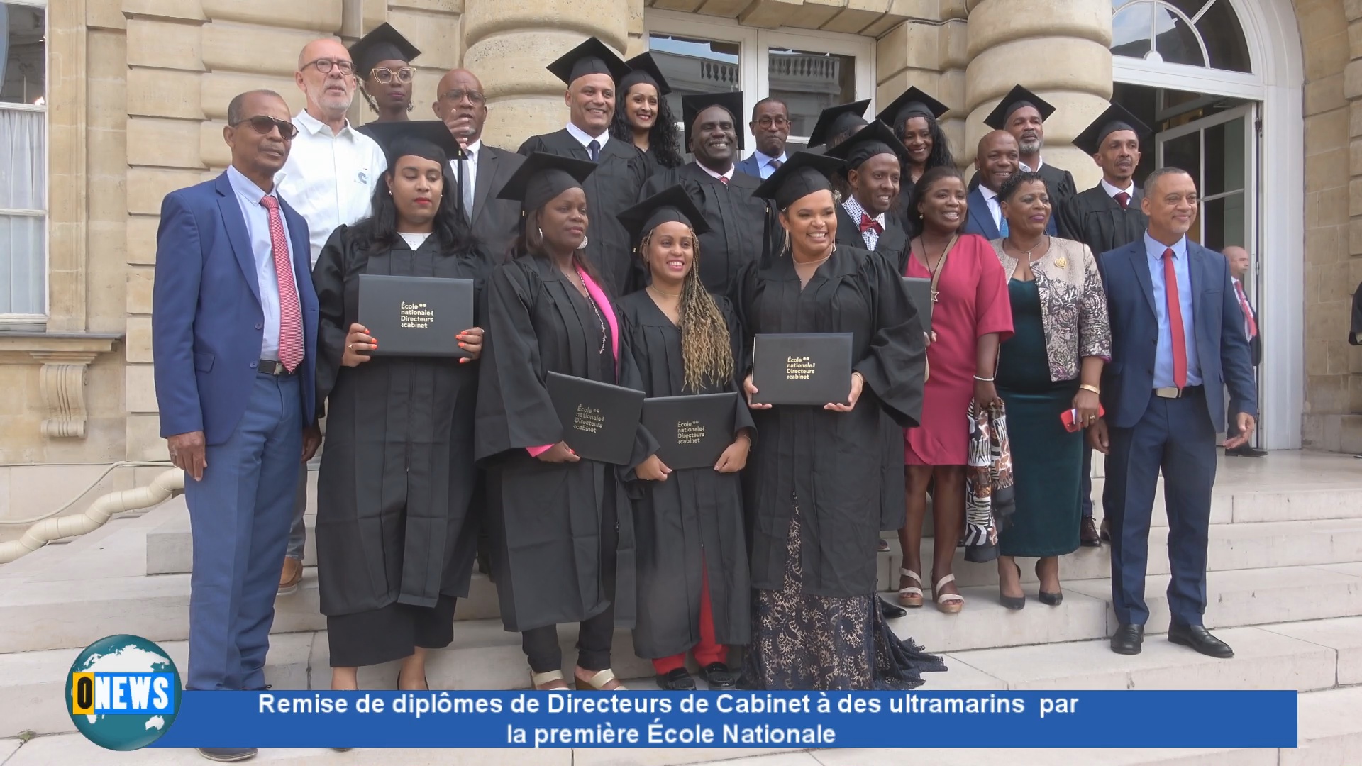 [Vidéo] Onews Paris. Remise de diplômes de Directeurs de cabinet à des ultramarins par l École Nationale