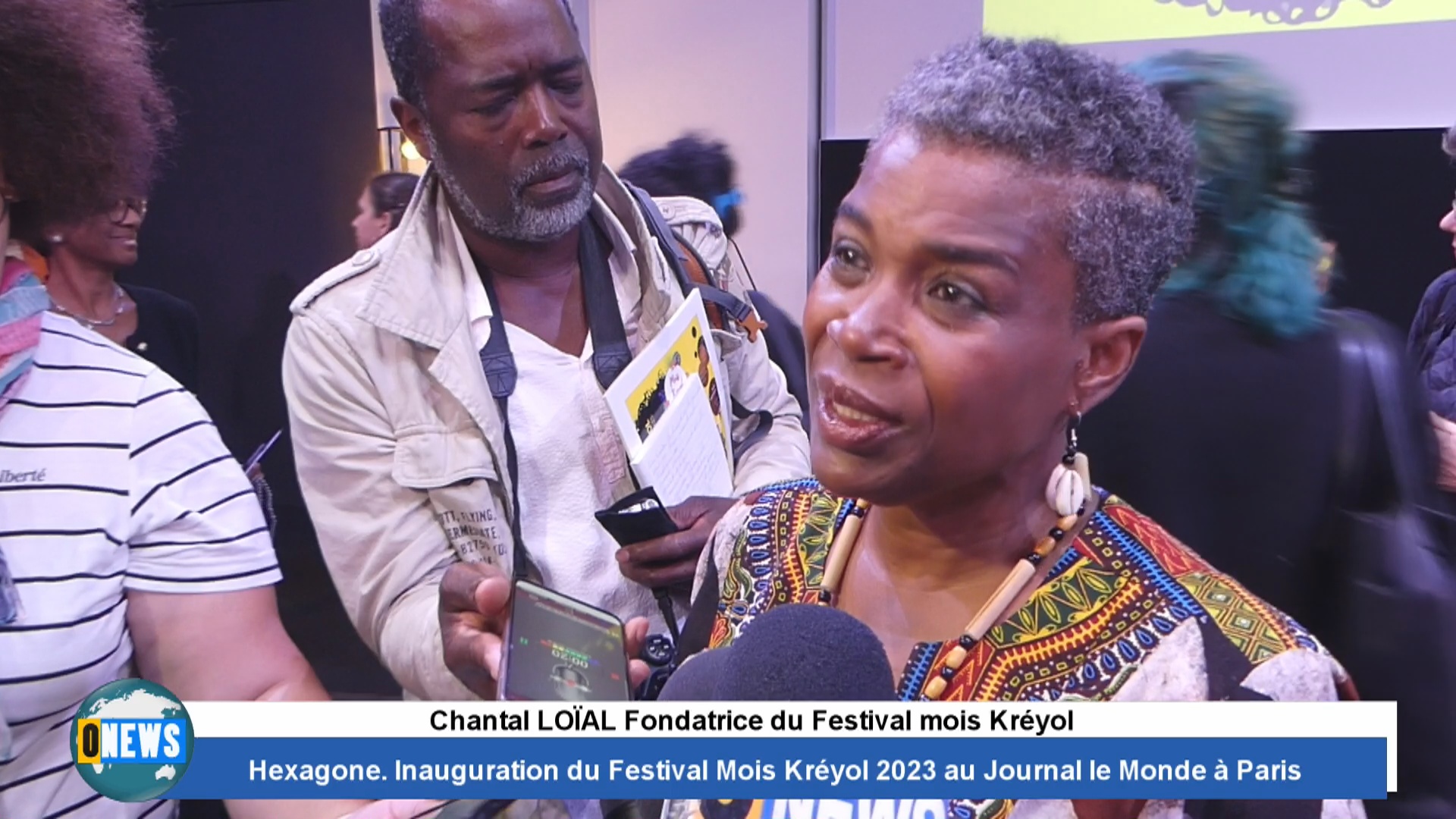[Vidéo] Hexagone. Inauguration du Festival Mois Kréyol 2023 au Journal le Monde à Paris