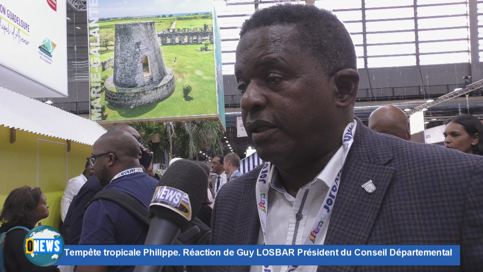 [Vidéo] Guadeloupe. Tempête tropicale Philippe. Réaction de Guy LOSBAR Président du Conseil Départemental
