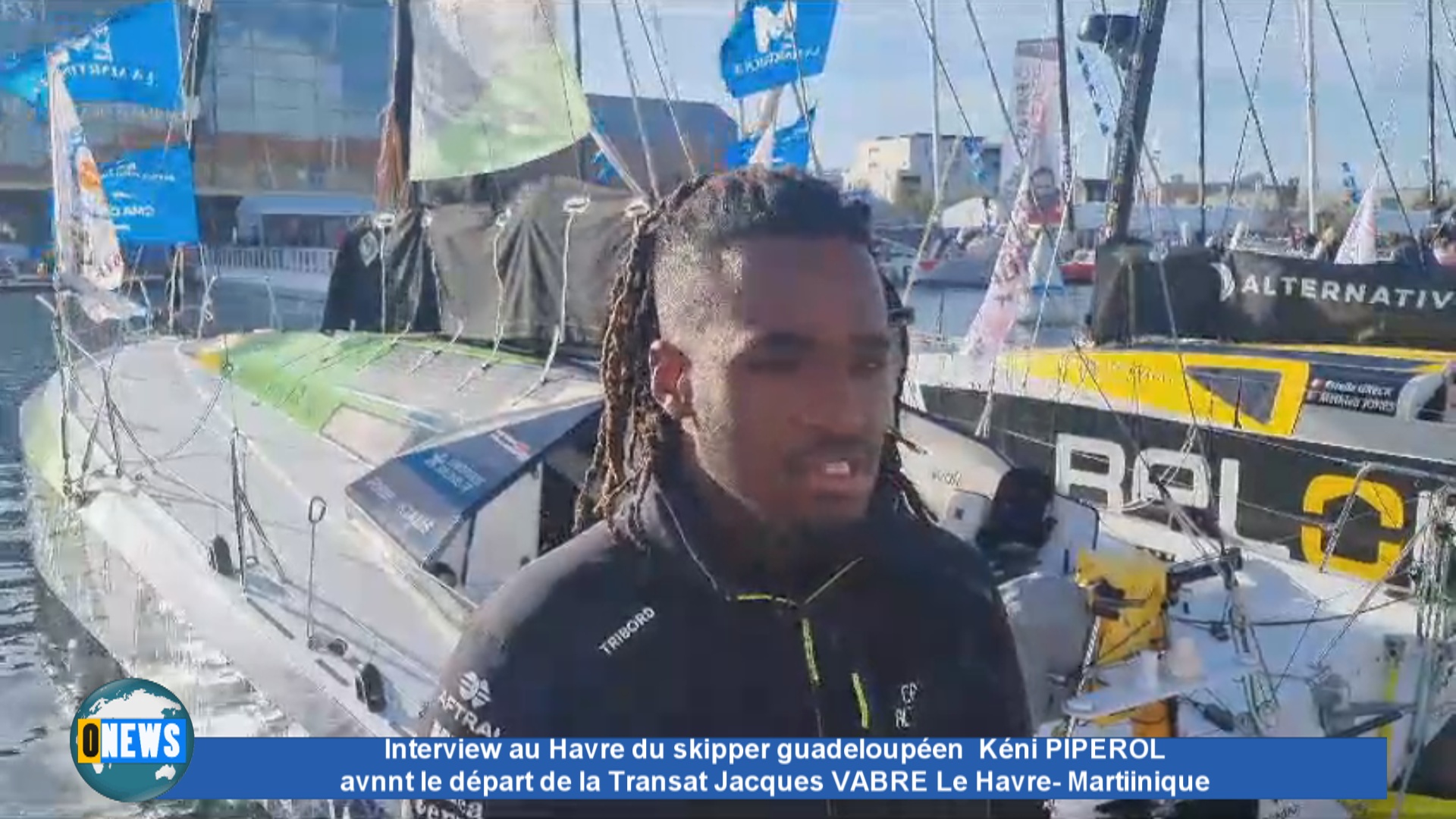 Spéciale Transat Jacques Vabre le Havre- Martinique. Interview du Skipper Kéni PIPEROL et de sa mère.