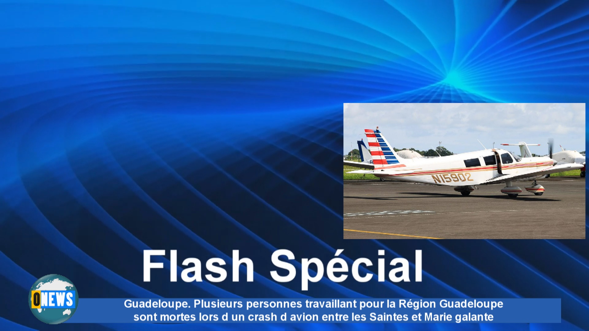 Guadeloupe. Plusieurs personnes travaillant pour la Région Guadeloupe sont mortes lors d un crash d avion entre les Saintes et Marie galante