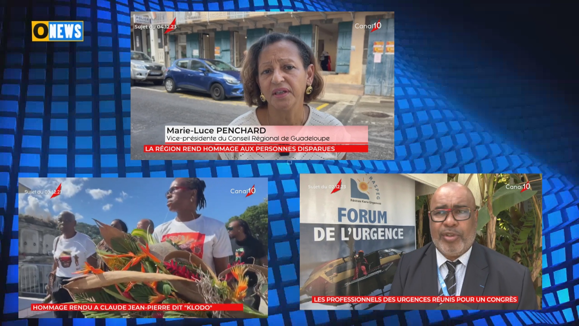 [vidéo] Onews Guadeloupe. Le Jt de canal 10