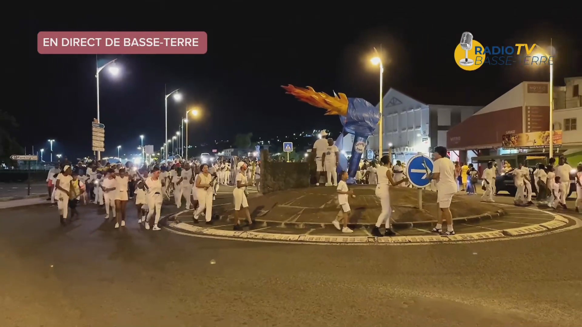 Guadeloupe. Top départ du carnaval à Basse Terre