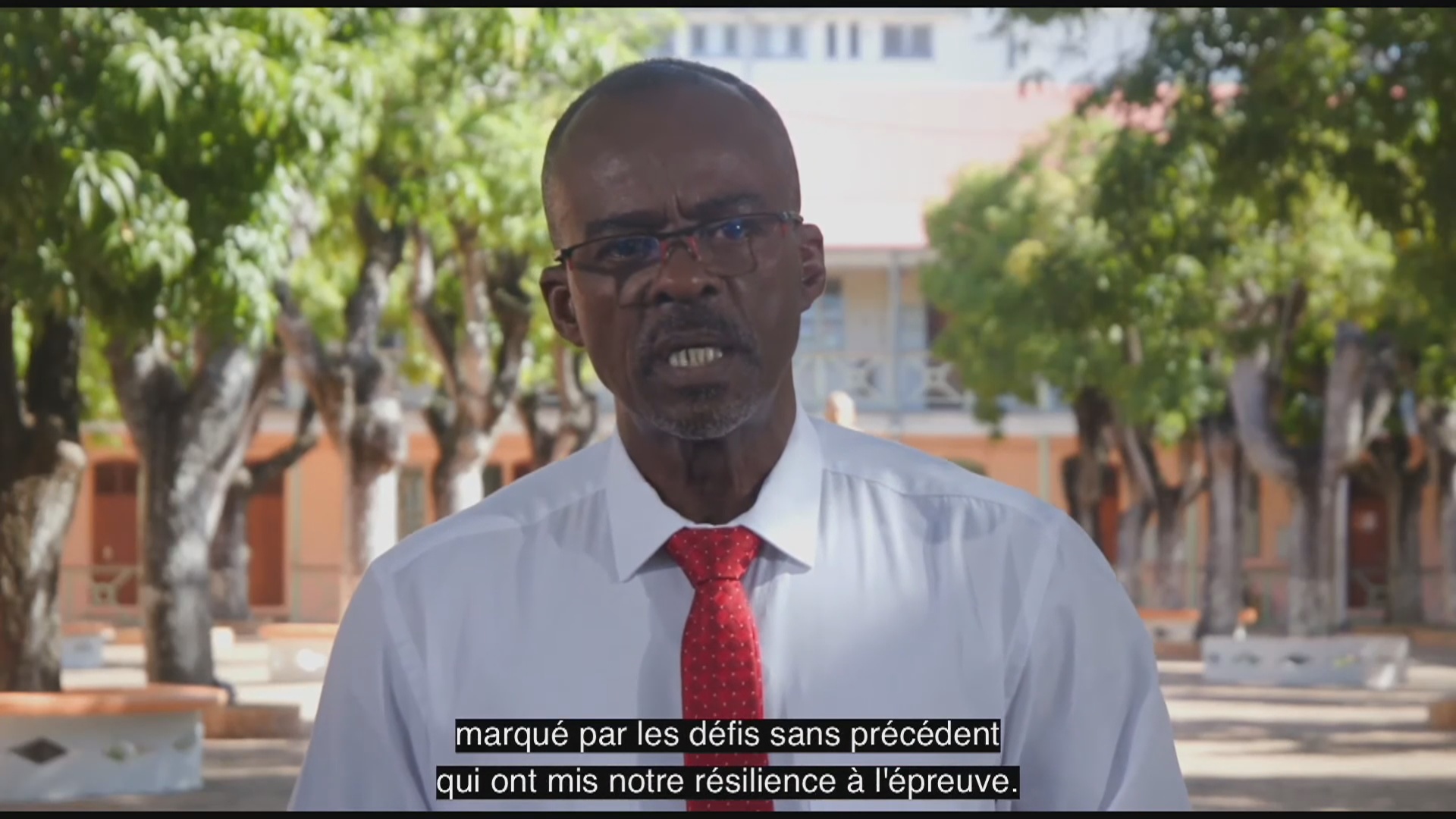 Guadeloupe. Les Voeux de Ary CHALUS Président de la Région