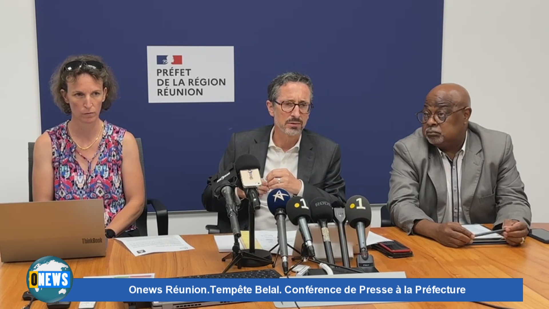 Flash spécial. Onews Réunion Tempête Belal Conférence de Presse à la Préfecture