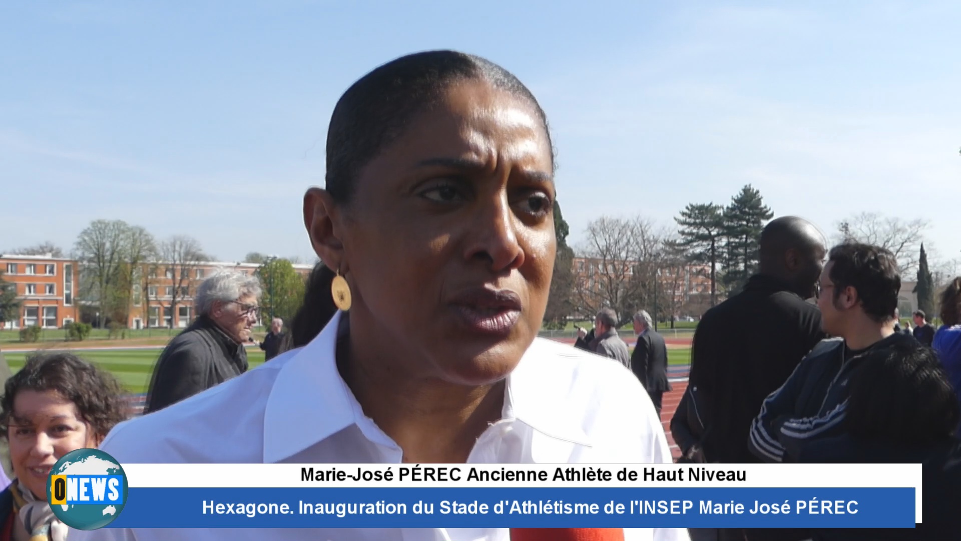 Hexagone. Inauguration du Stade d’Athlétisme de l’INSEP Marie José PÉREC