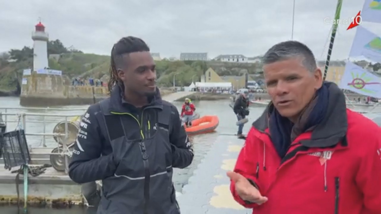 Onews. Reportage depuis Belle ile en Mer pour le départ de la transat vers Marie Galante le 7 avril (canal 10)