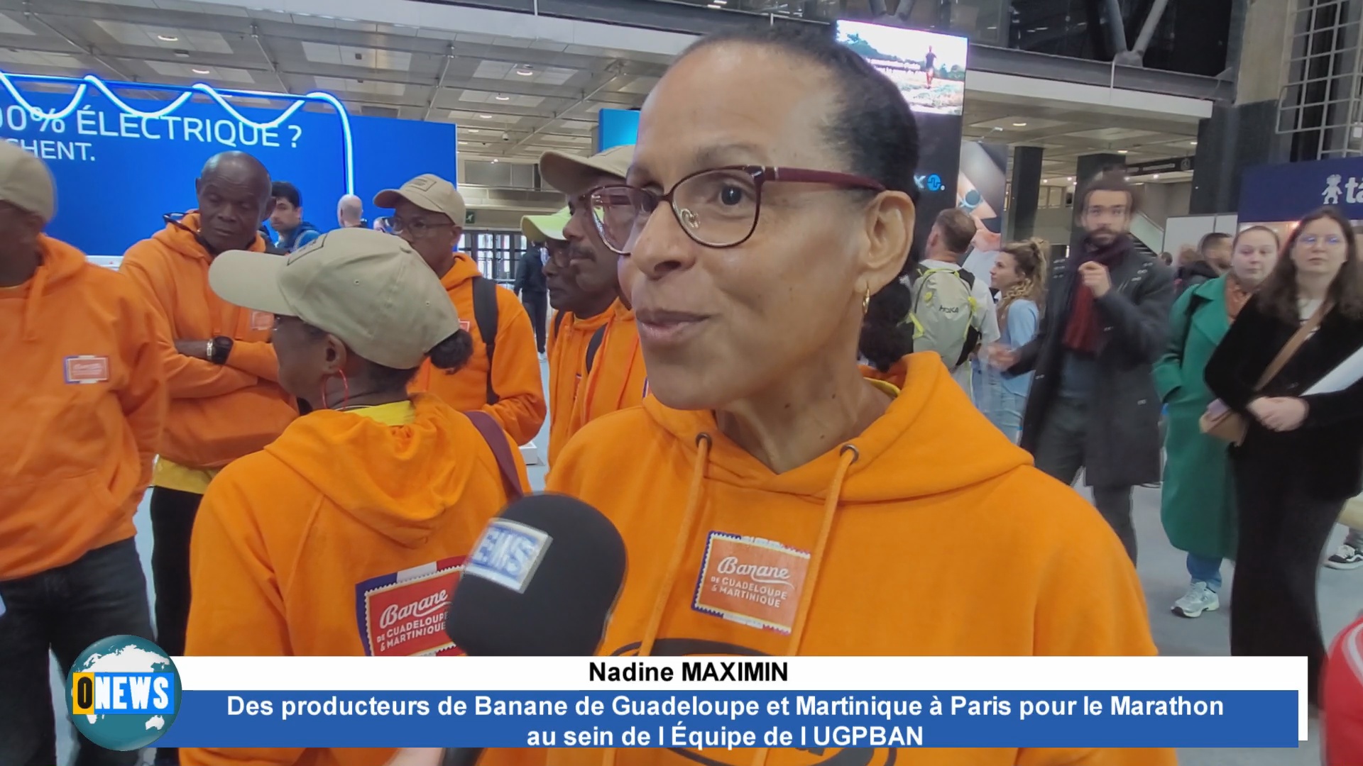 Des producteurs de banane de Guadeloupe et Martinique au Marathon avec L UGPBAN