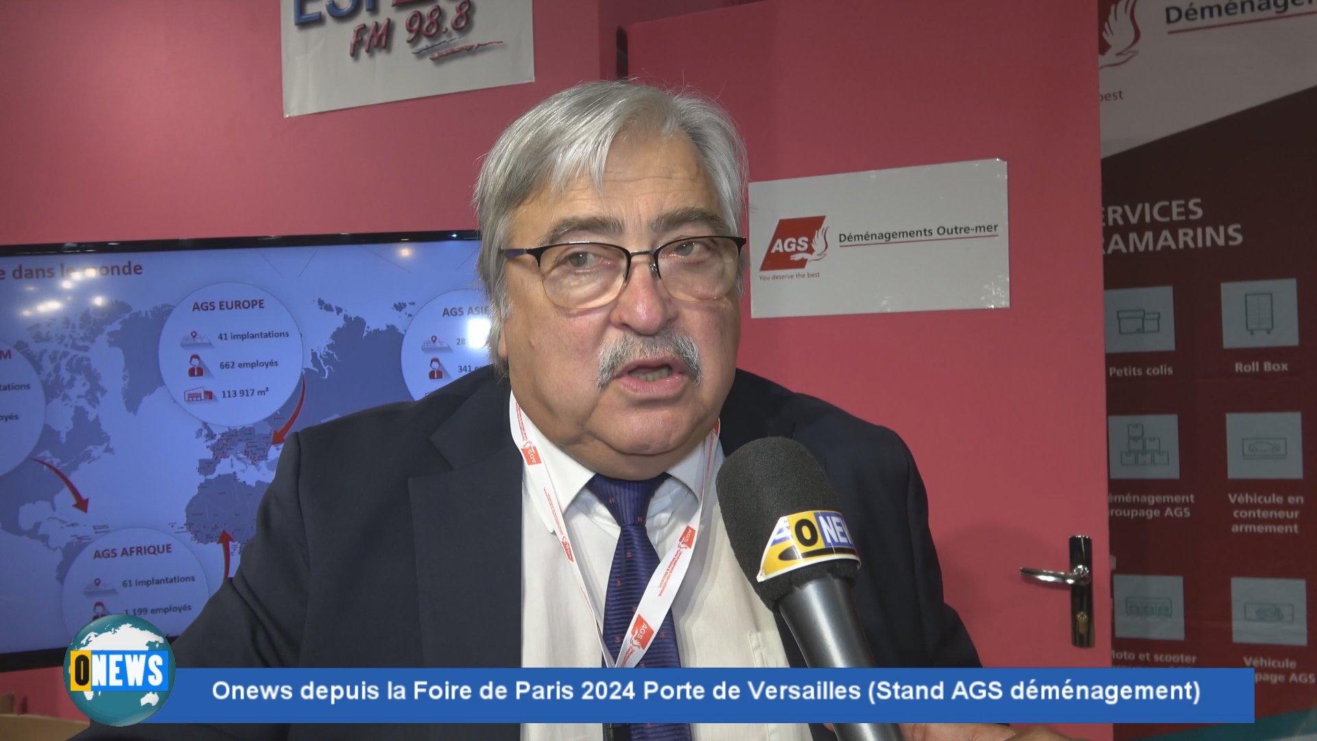 Onews depuis la Foire de Paris 2024 sur le Stand AGS déménagement