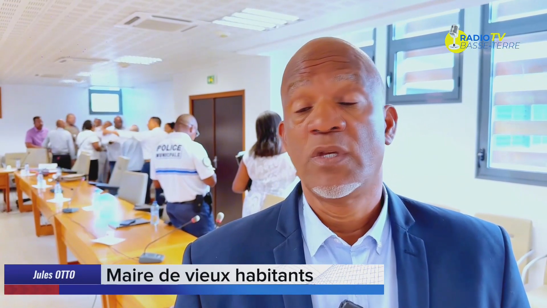 Onews Guadeloupe . Visite du Préfet à Vieux habitants ( Radio Basse Terre)