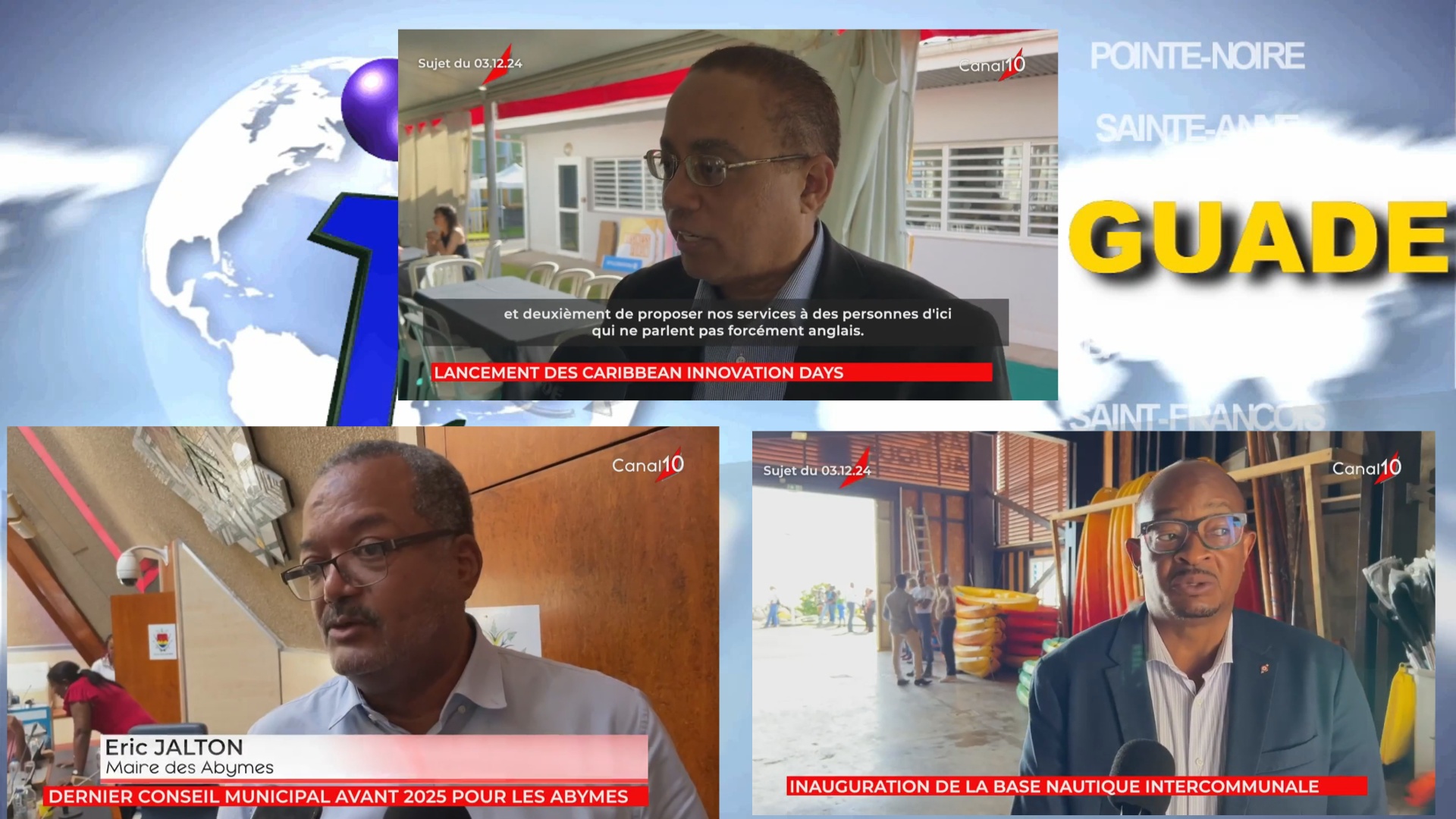 Onews Guadeloupe. Le jt de canal 10