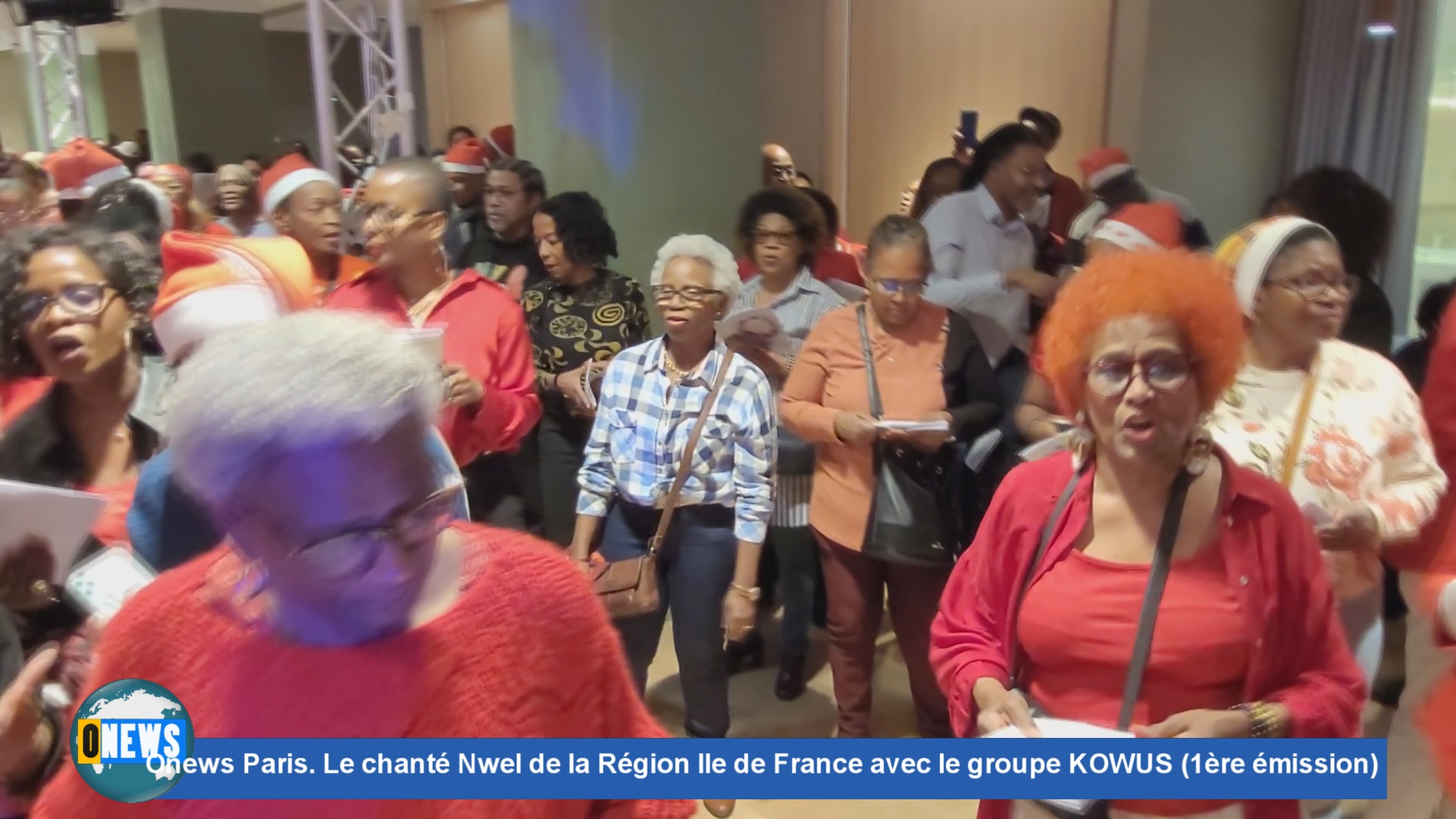 Onews Paris. Le chanté Nwel de la Région Ile de France avec le groupe KOWUS (1ère émission)