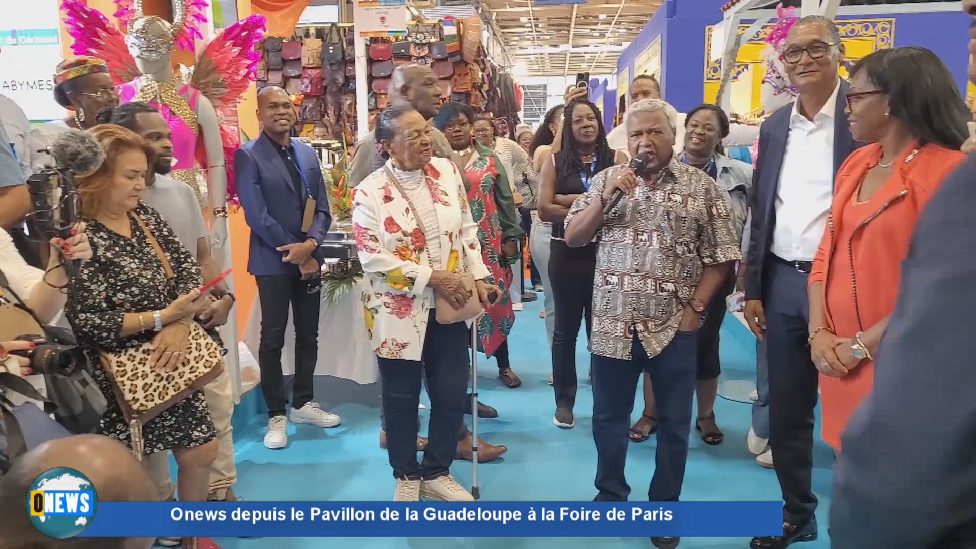 Onews depuis le Pavillon de la Guadeloupe à la Foire de Paris