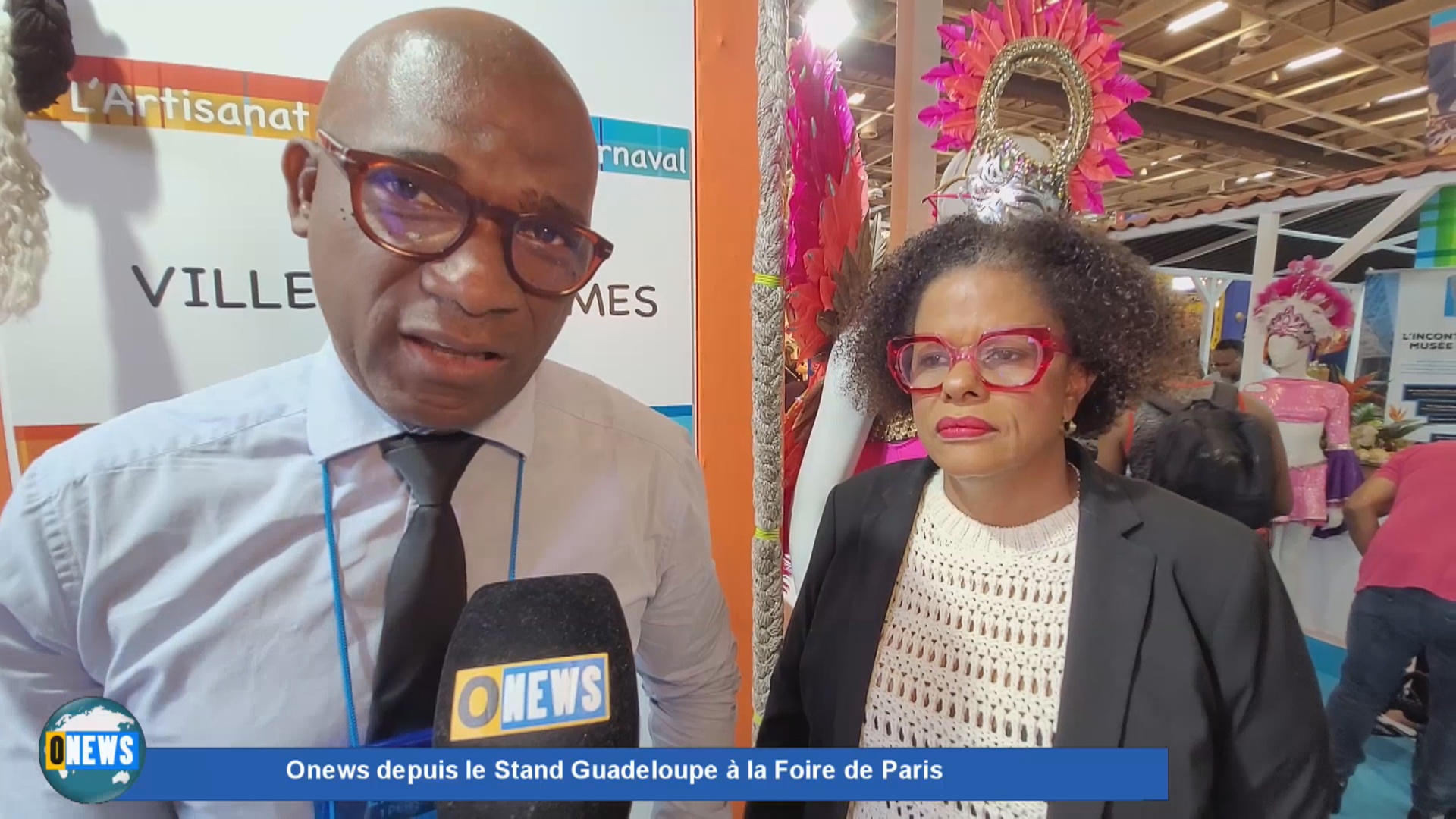 Onews depuis le stand Guadeloupe à la Foire de Paris