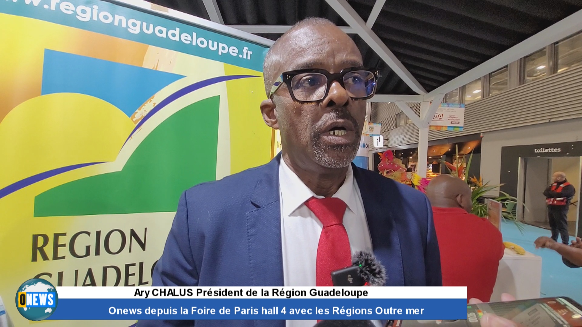 Onews depuis la Foire de Paris Hall 4 avec les Régions Outre mer