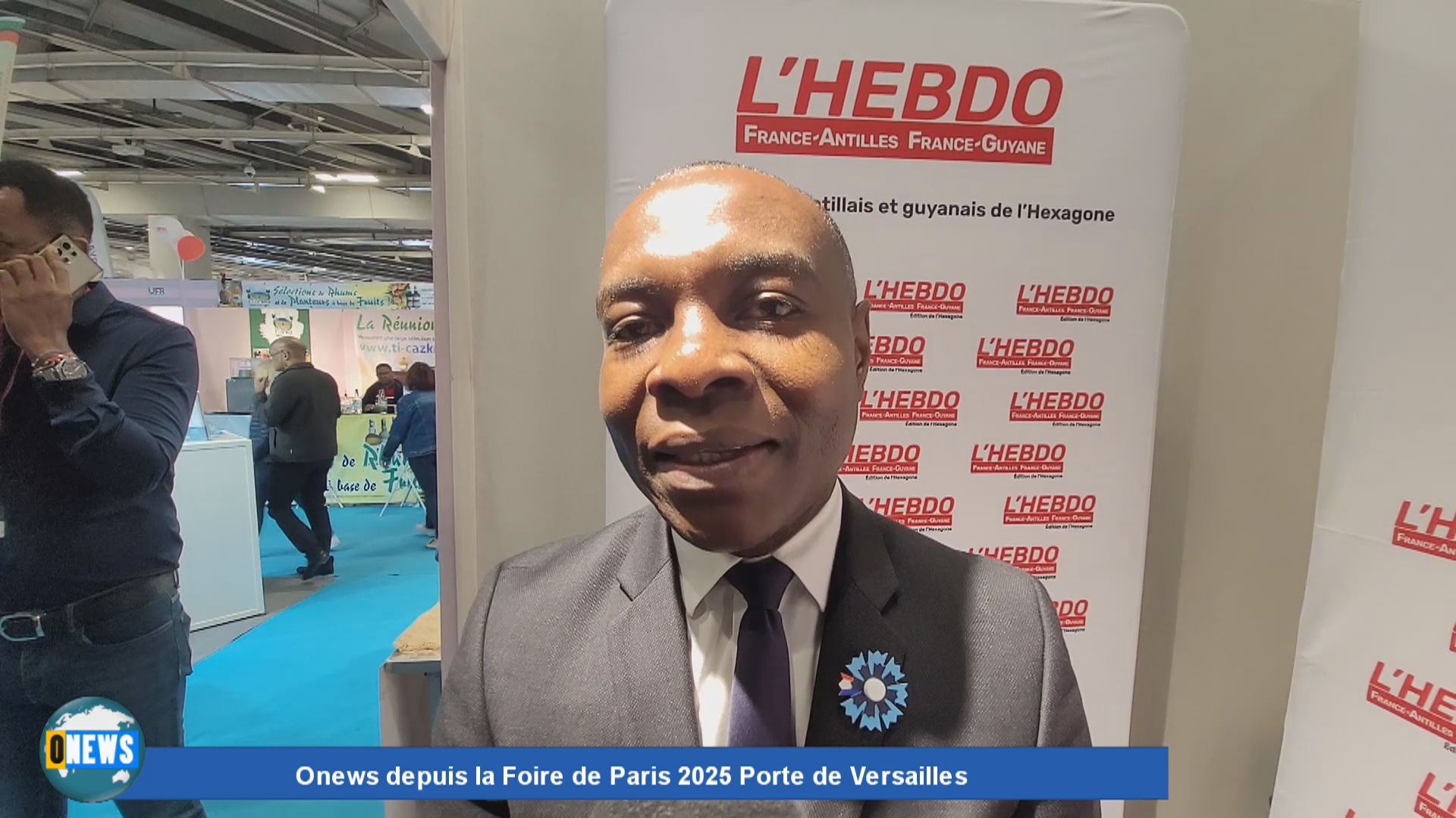 Onews. Nouveau reportage sur la Foire dee Paris Hall 4 réunissant les Outre mer