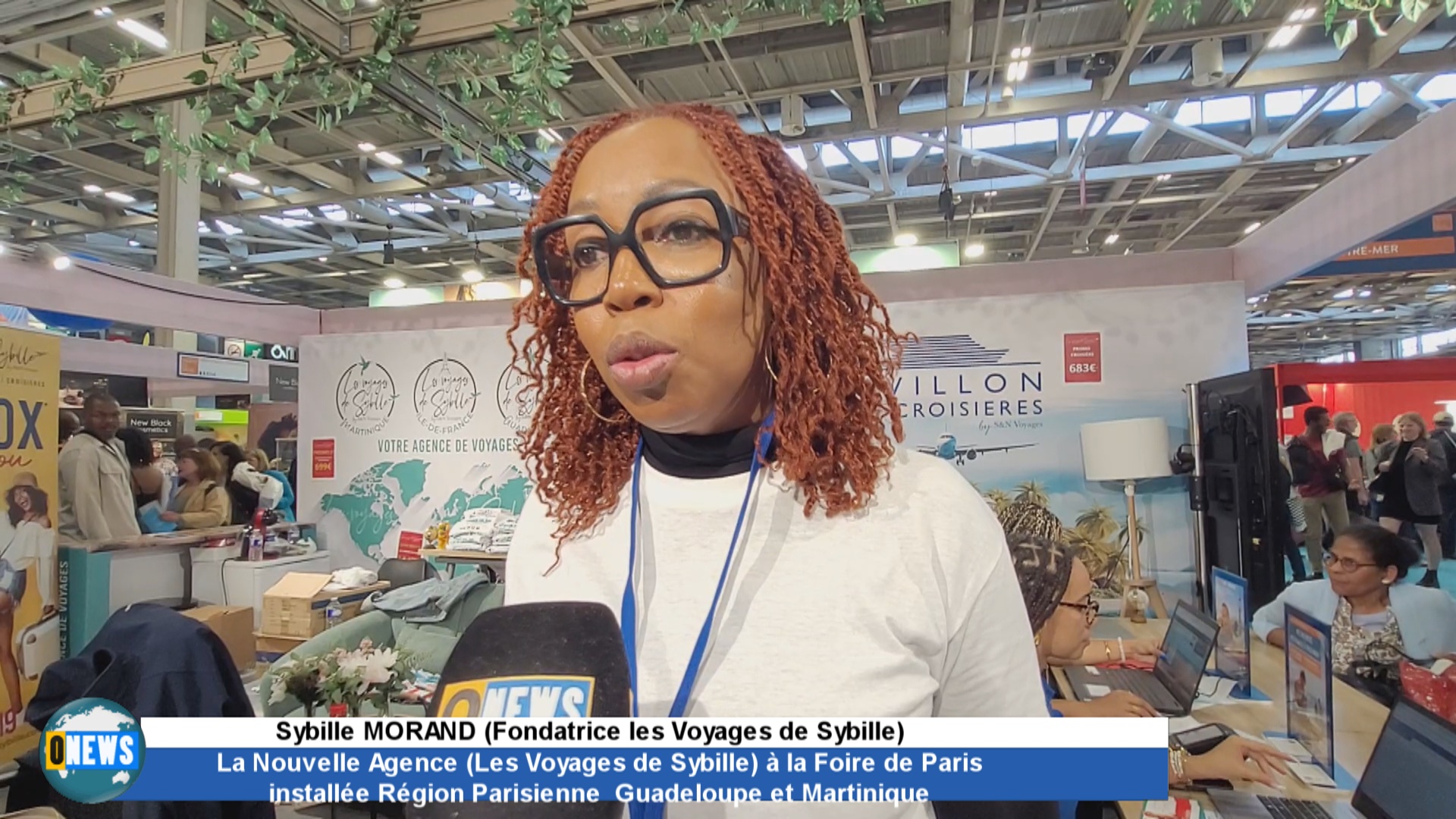 La Nouvelle Agence (Les Voyages de Sybille) à la Foire de Paris installée Région Parisienne  Guadeloupe et Martinique pour votre prochain voyage