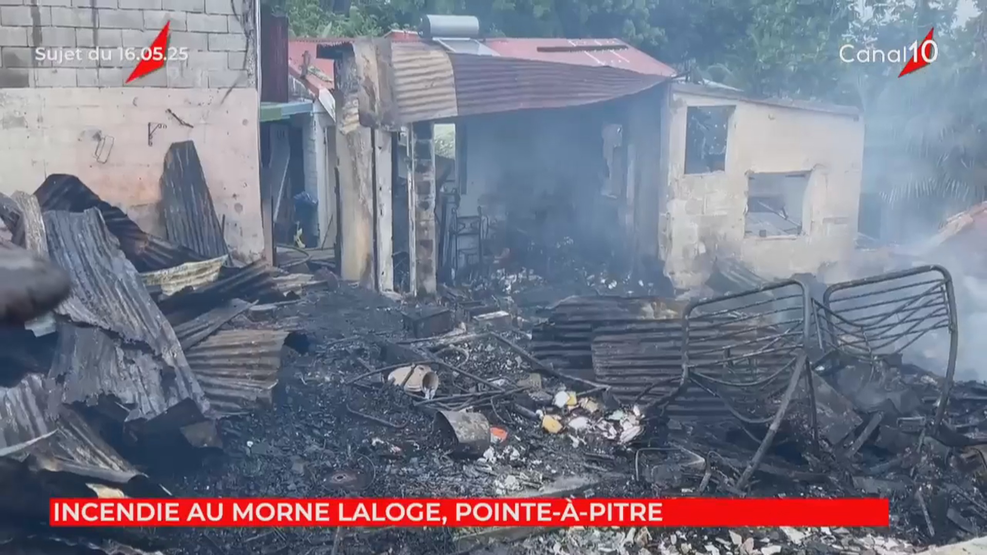 Onews Guadeloupe. Important incendie à Pointe à Pitre
