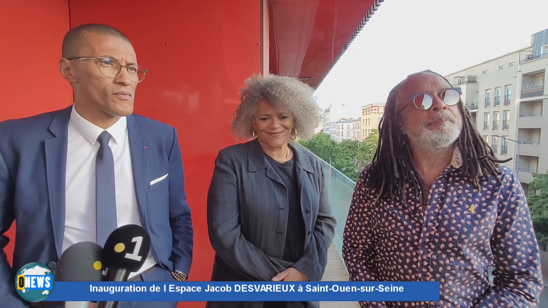 Onews. Inauguration de l Espace Jacob DESVARIEUX à Saint-Ouen-sur-Seine