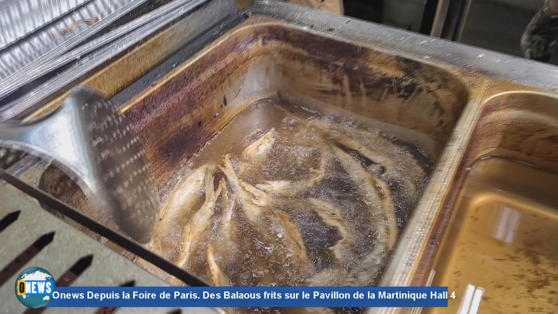 Onews Depuis la Foire de Paris. Des Balaous frits sur le Pavillon de la Martinique Hall 4