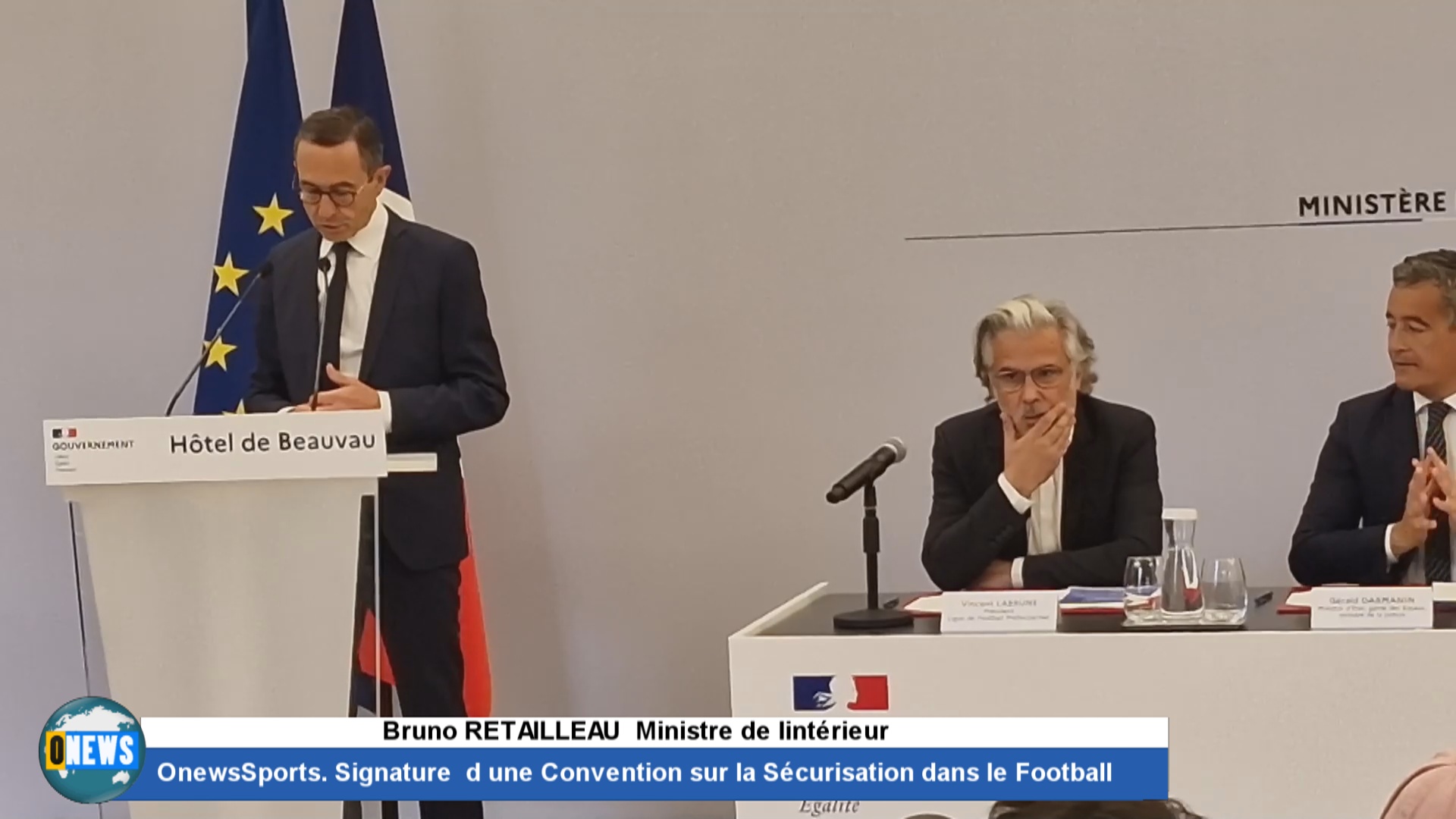 OnewsSports. Signature d une Convention sur la Sécurisation dans le Football