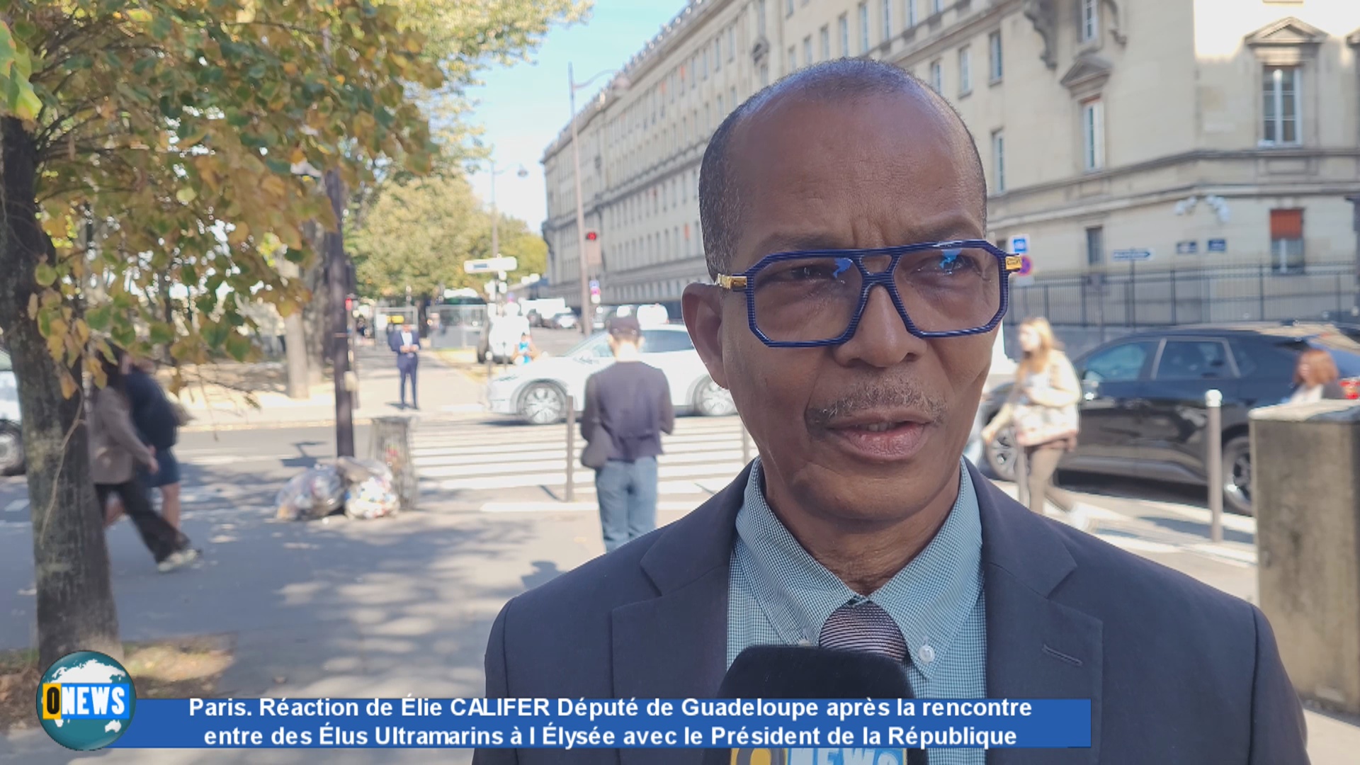 Réaction de Élie Califer Député de Guadeloupe suite à la rencontre des élus ultramarins avec le Président de la République à l Élysée