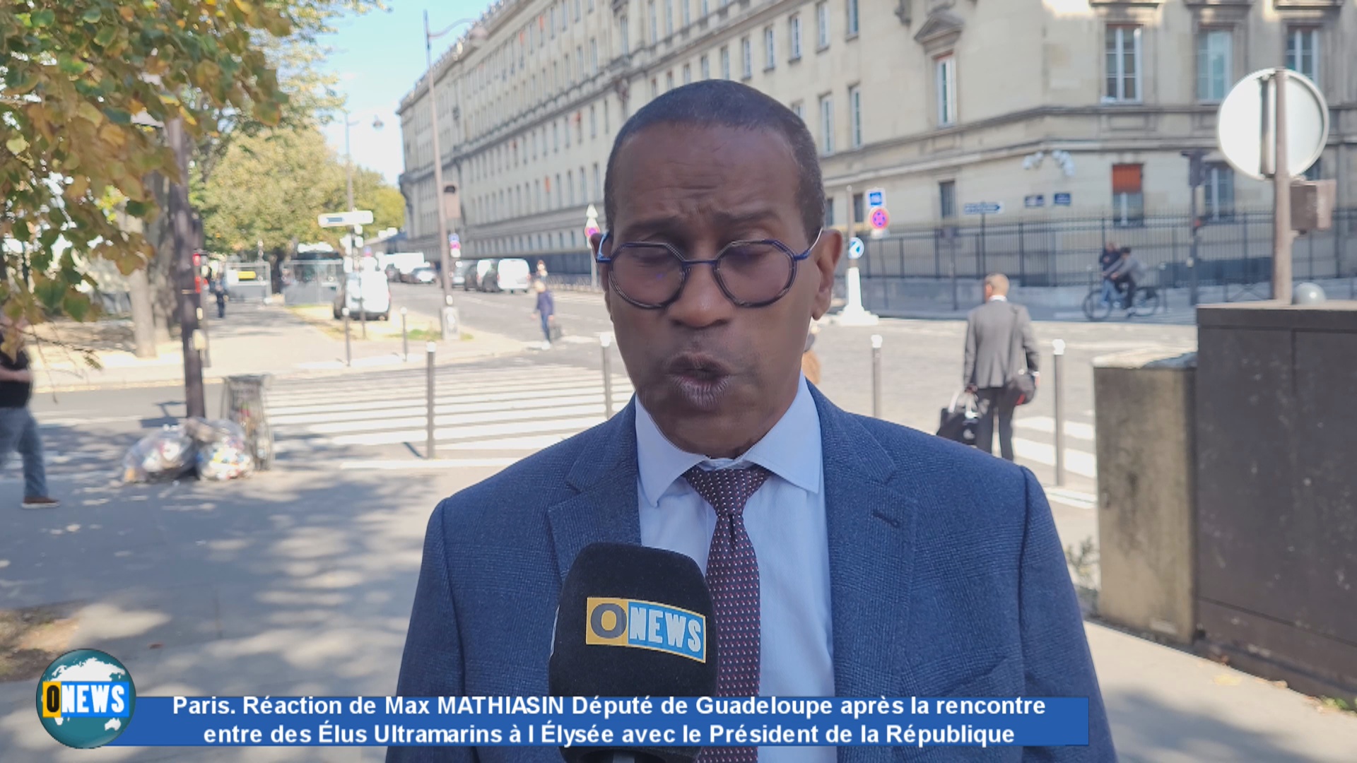 Réaction de Max MATHIASIN Député de Guadeloupe suite la rencontre  des Élus Ultramarins à l Élysée avec le Président de la République