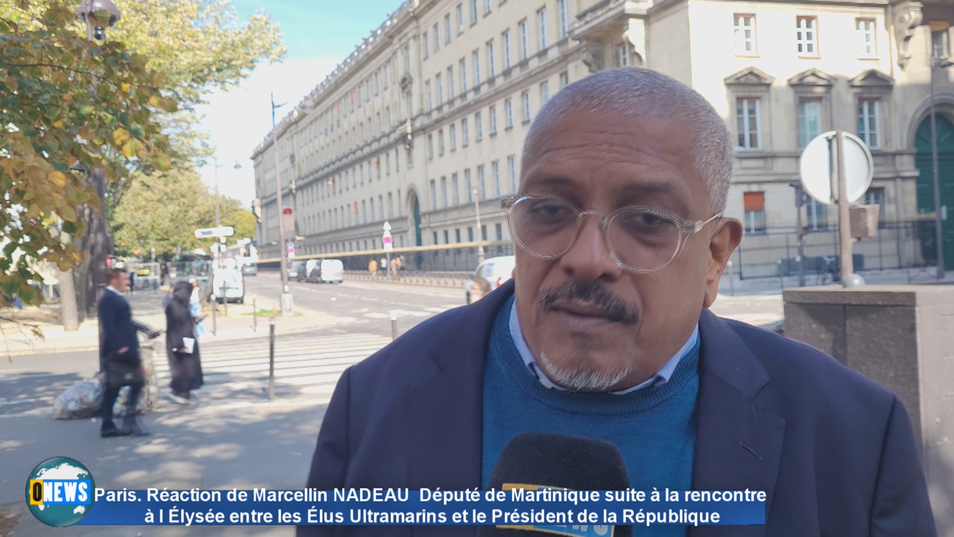 Réaction de Marcellin NADEAU Député de Martinique suite à la rencontre avec les élus ultramarins à l Élysée reçus par le Président de la République
