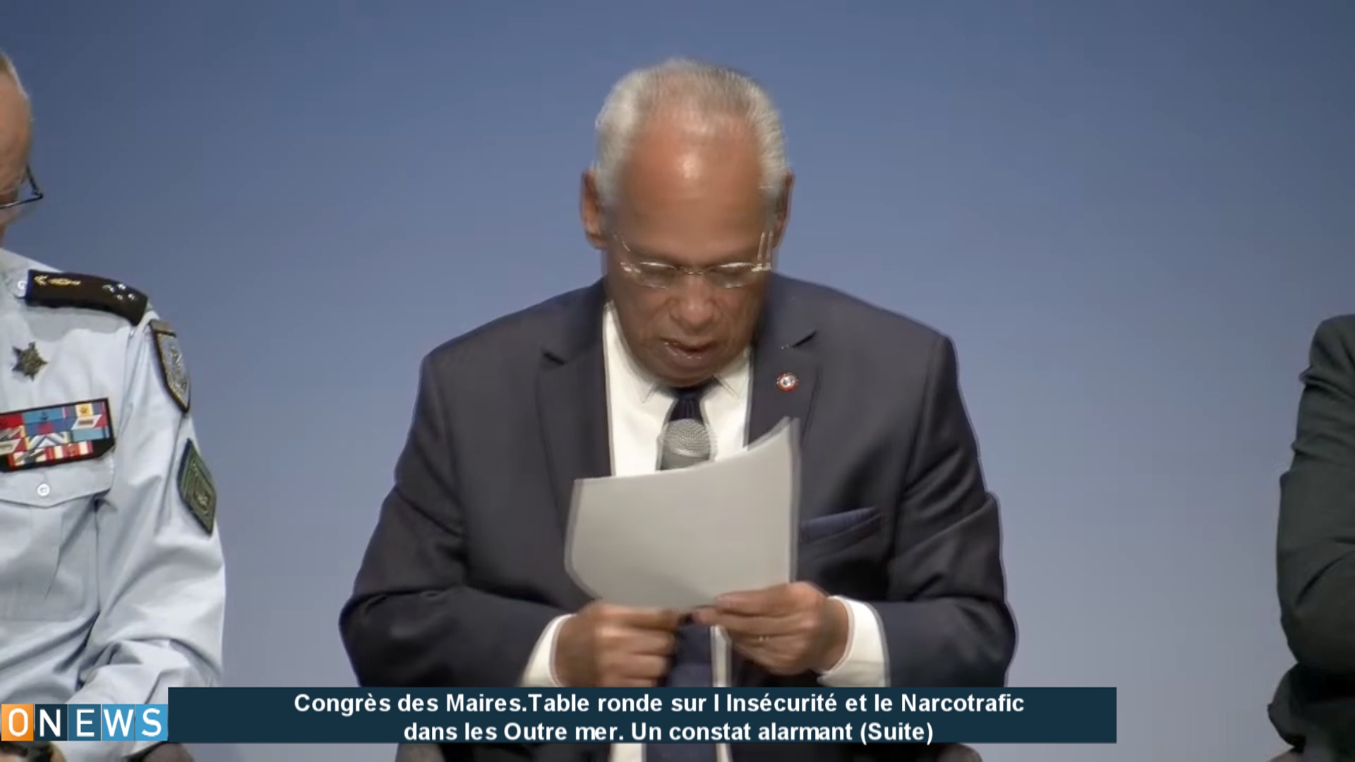 Congrès des Maires.Table ronde sur l Insécurité et le Narcotrafic dans les Outre mer. (Suite)