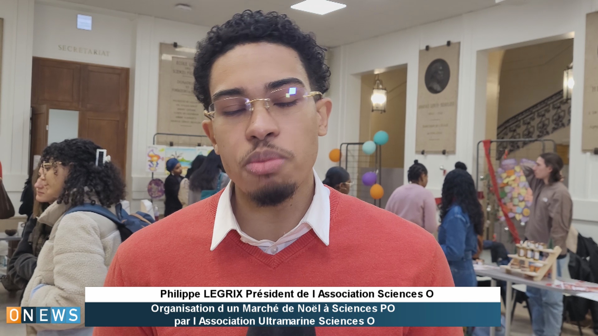 OnewsParis. Un marché de Noël organisé à Sciences Po par l Association Ultramarine Sciences O