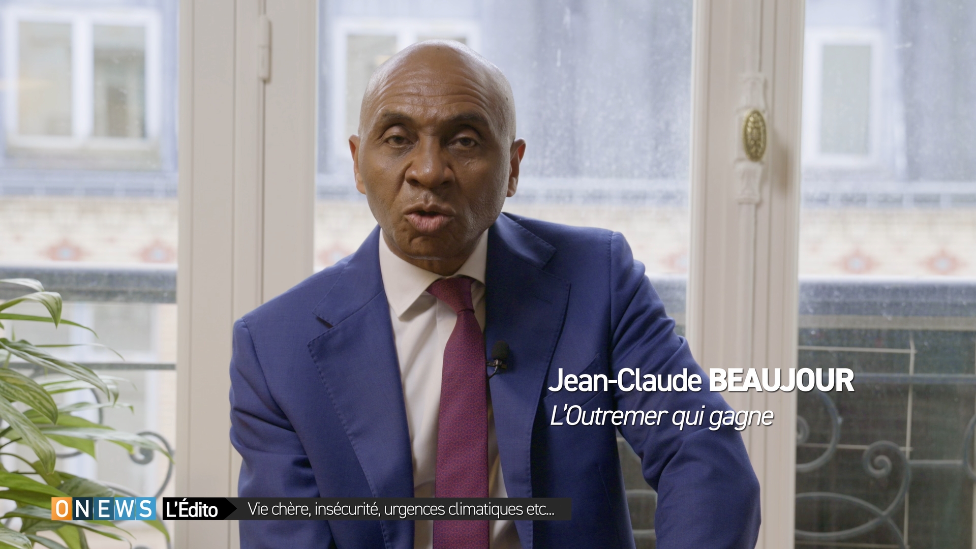 Onews. L Édito de Jean -Claude BEAUJOUR. ( Insécurité, vie chère, urgences climatiques etc… dans les Outre mer