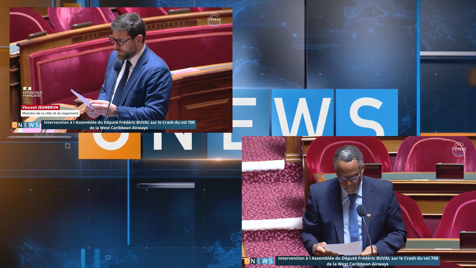 Intervention du Député Frédéric BUVAL à L Assemblée sur le Crash du vol 708 de la West Caribbean Airways