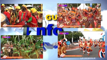 Guadeloupe Carnaval 1ère partie de la Grande Parade à Basse Terre