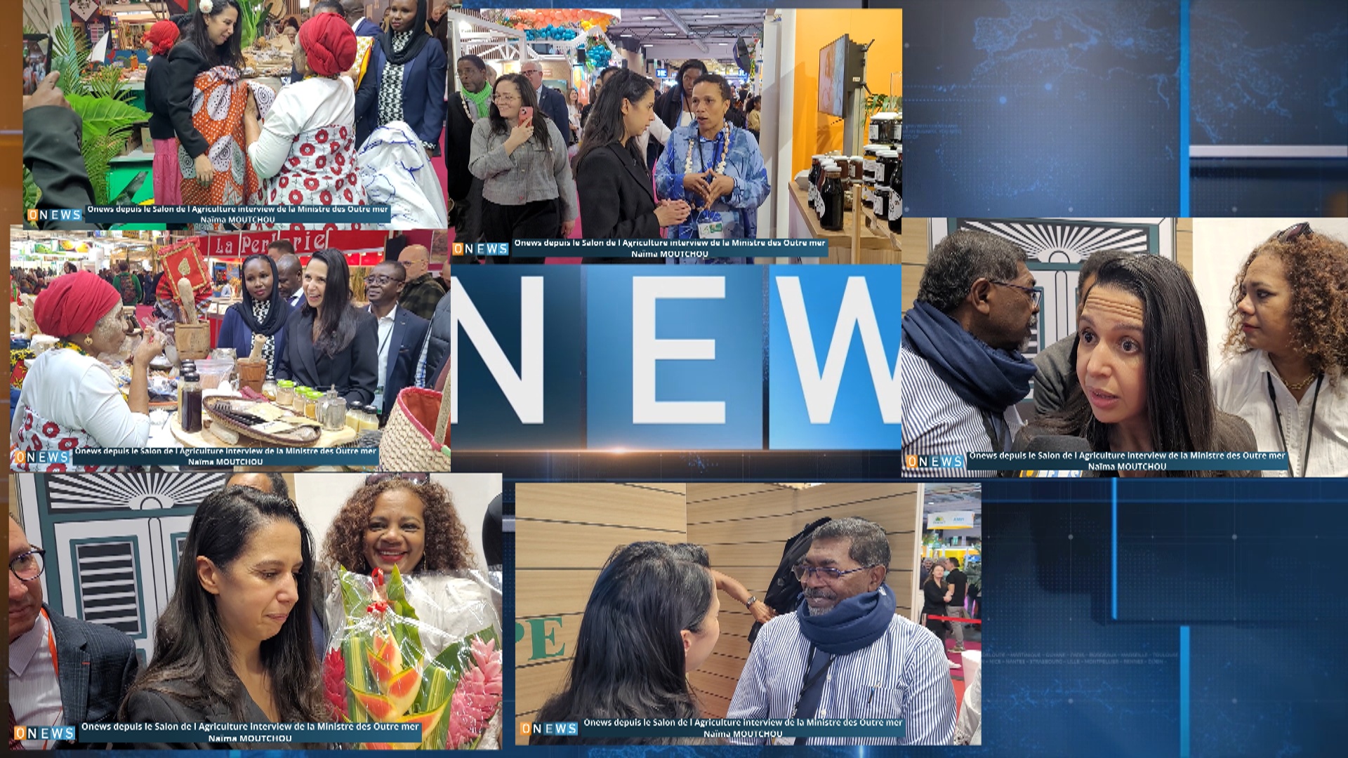 Onews depuis le Salon de l Agriculture interview de la Ministre des Outre mer Naïma MOUTCHOU