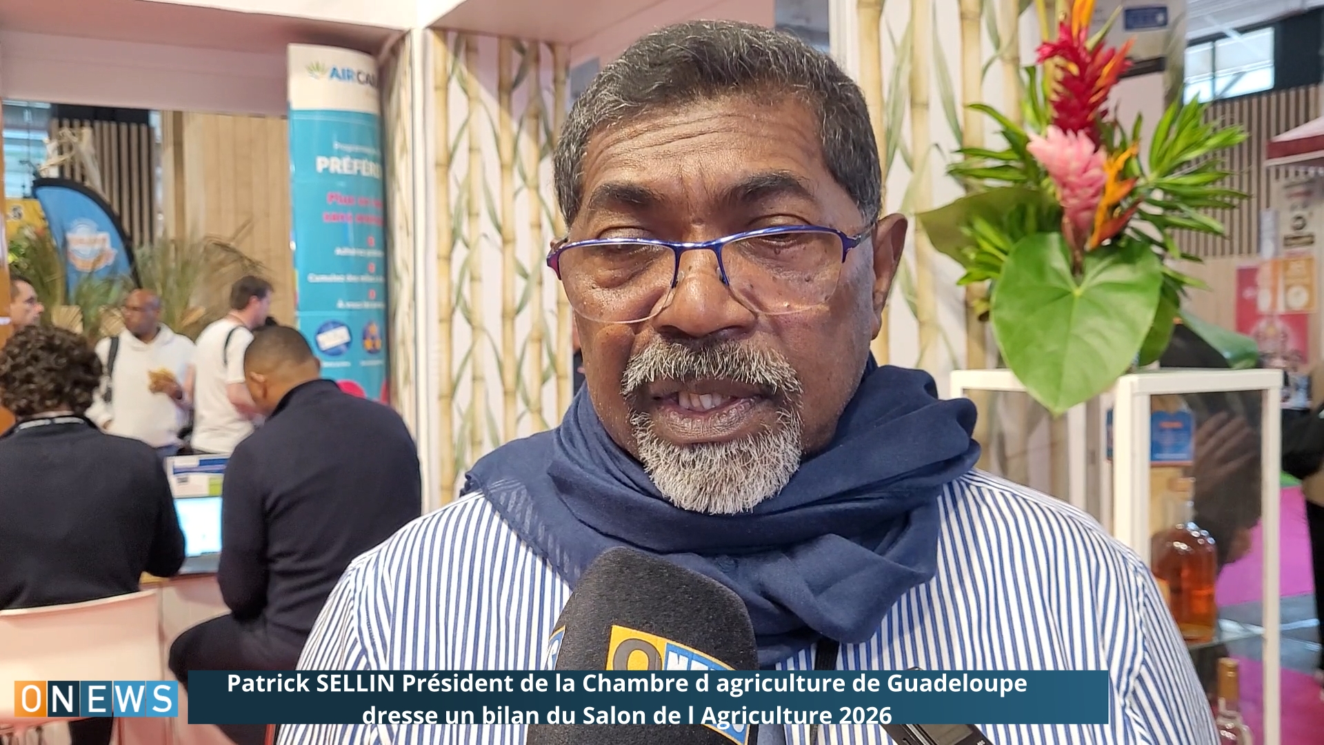 Onews. Patrick SELLIN Président  de la Chambre d agriculture de Guadeloupe dresse un bilan du Salon de l Agriculture 2026