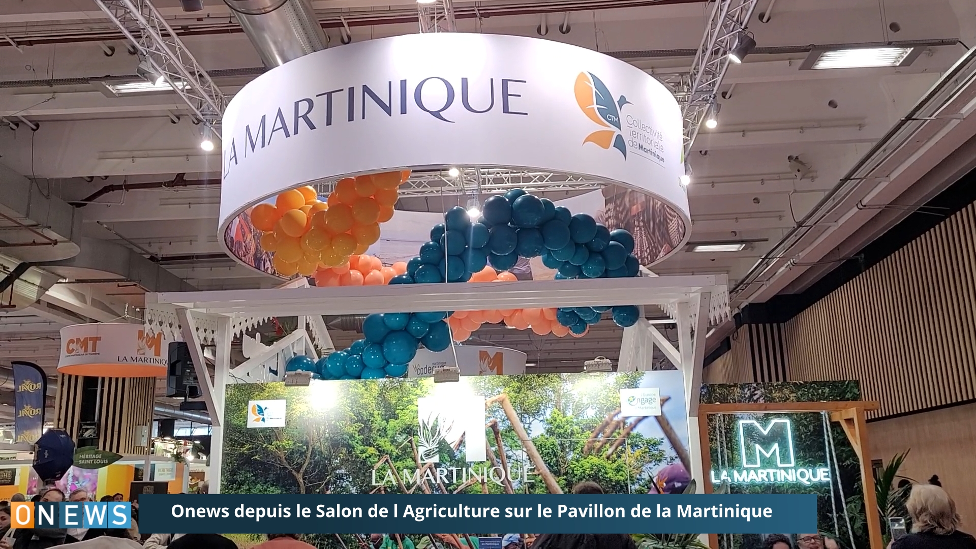 Onews depuis le Salon de l Agriculture sur le Pavillon de la Martinique  avec Bénédicte DI GERONIMO Présidente du Comité Martiniquais du Tourisme et Monette TAUREL Présidente de la Commission Politique Agricole Martinique