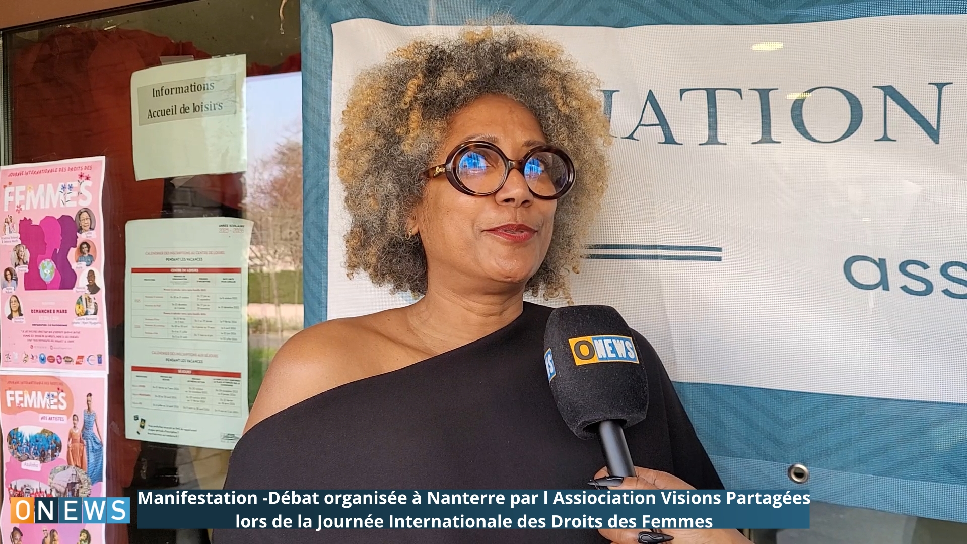 Onews.Manifestation -Débat organisée à Nanterre par l Assiociation Visions Partagées lors de la Journée Internationale des Droits des Femmes