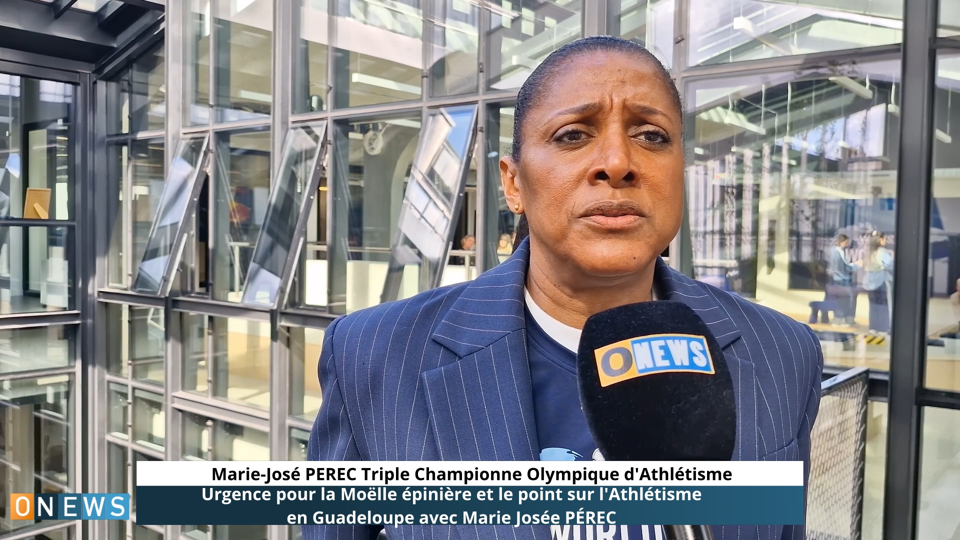 Onews.Urgence pour la Moëlle épinière et le point sur l&rsquo;Athlétisme en Guadeloupe avec Marie Josée PÉREC