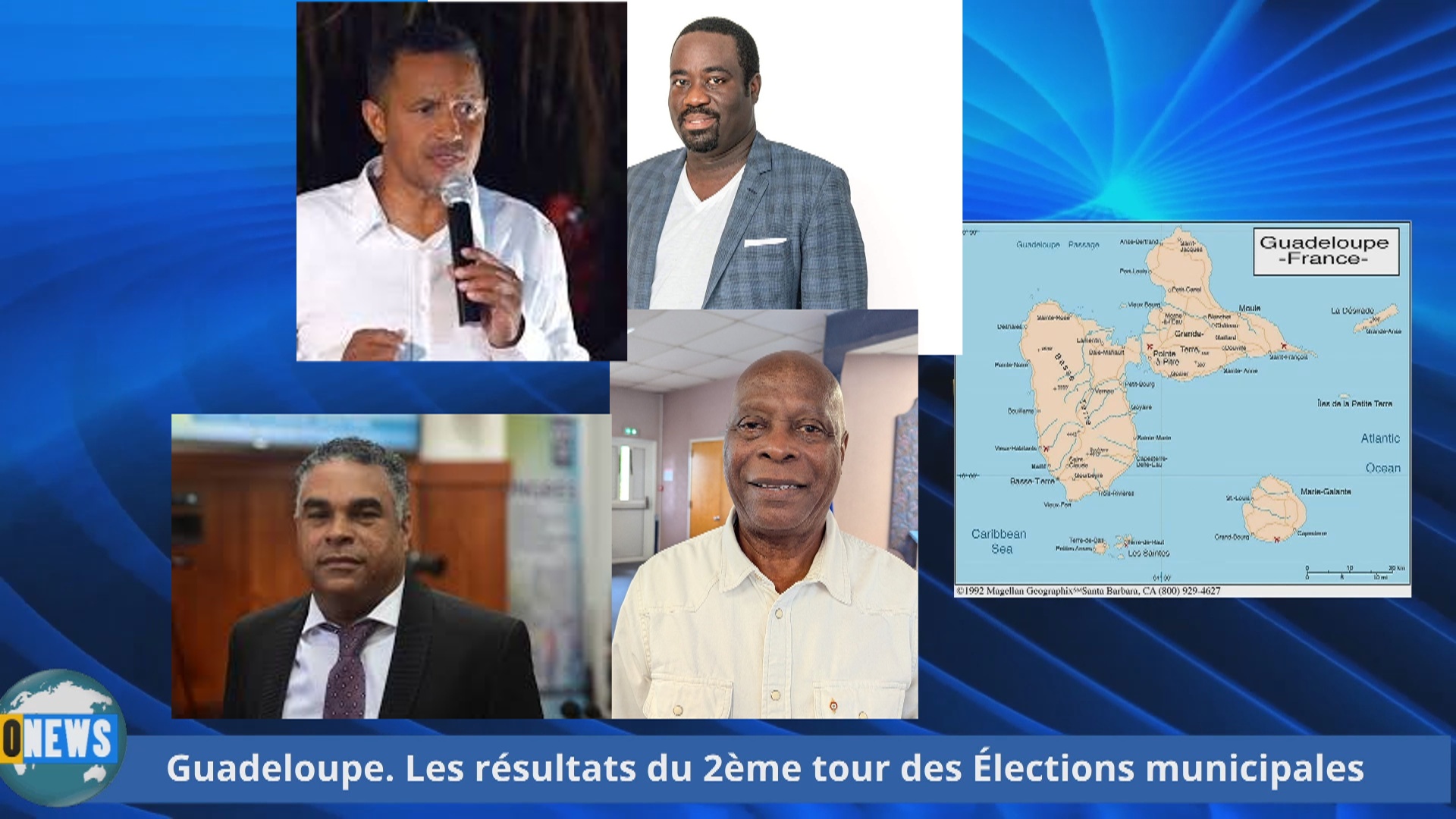 Guadeloupe. Résultats Élections municipales 2ème tour