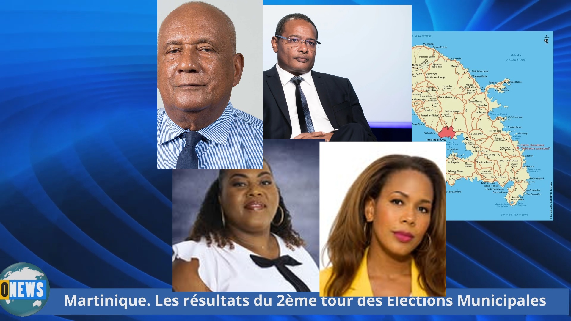 Martinique. Résultats du 2ème tour des municipales
