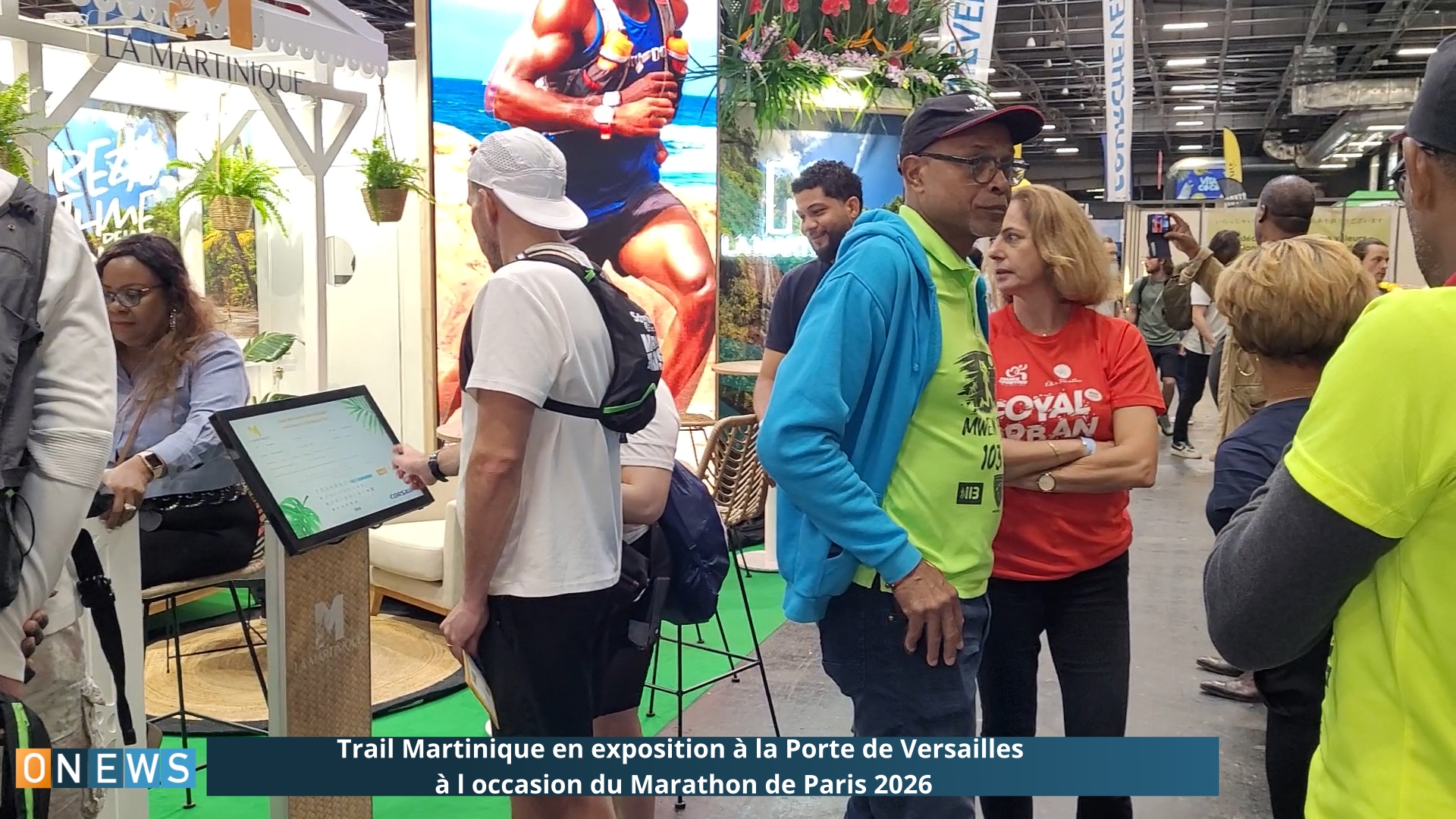 Onews.Trail Martinique en exposition à la Porte de Versailles à l occasion du Marathon de Paris 2026