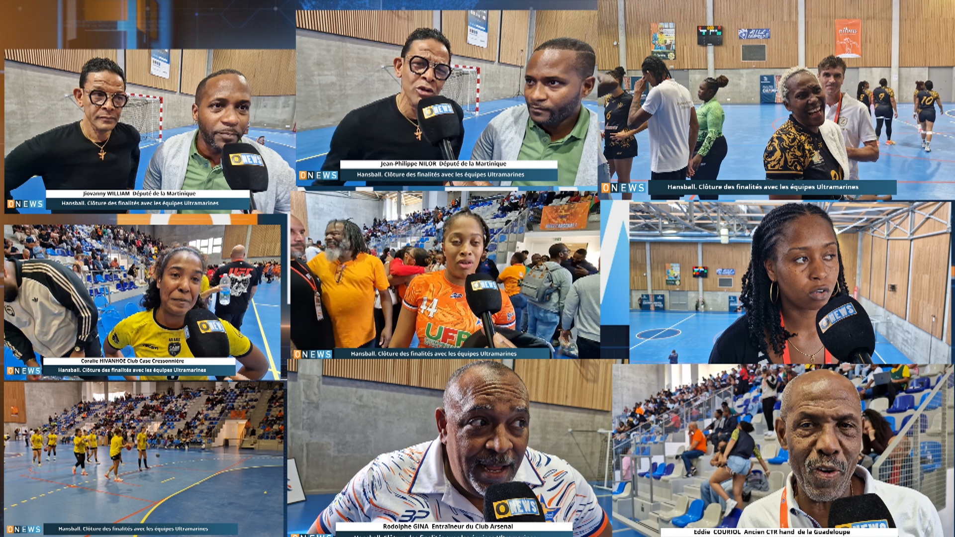 OnewsSports. Handball. Clôture des finalités avec les équipes Ultramarines (José DOUGLAS)