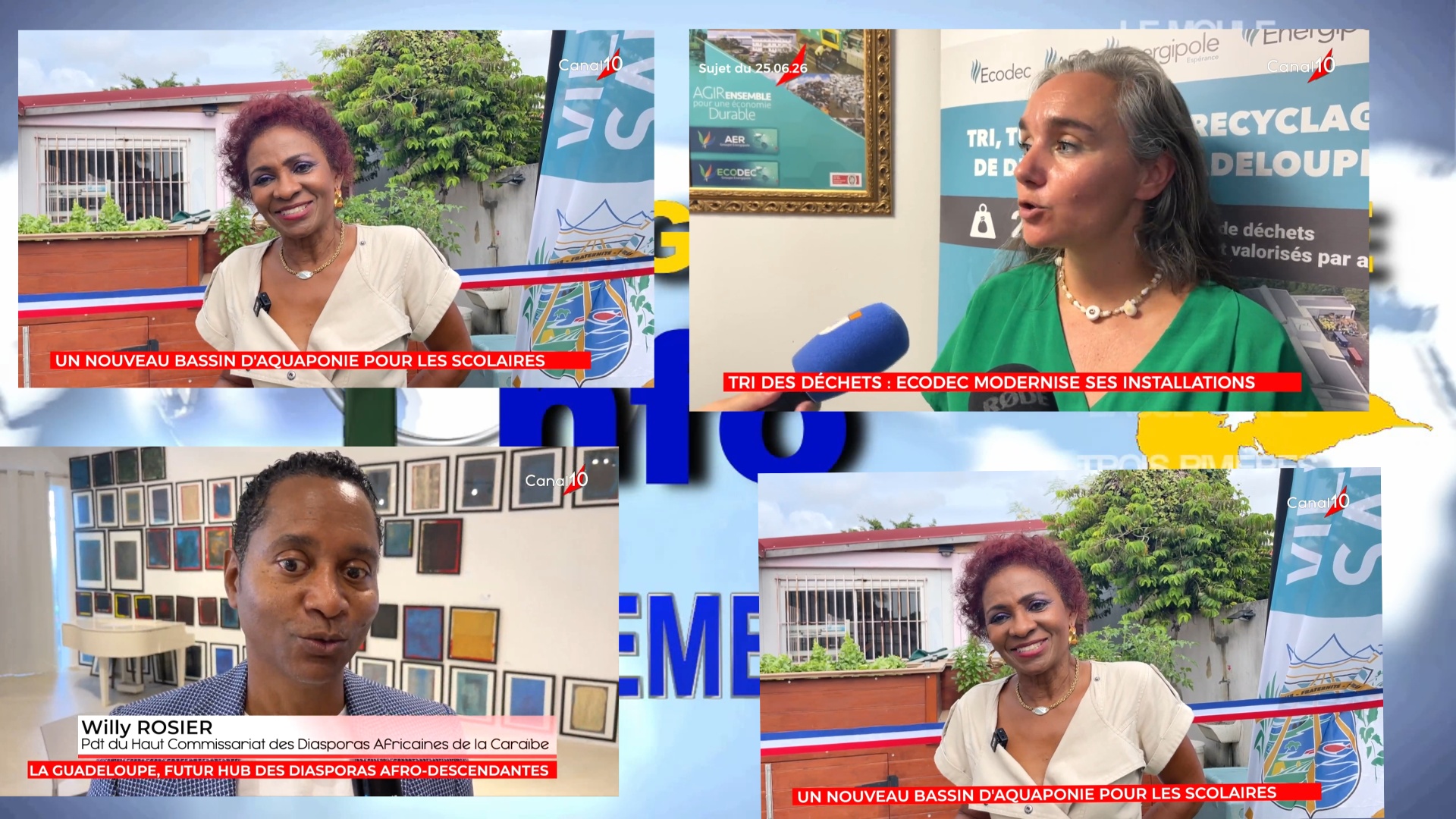 Onews Guadeloupe. Jt canal 10
