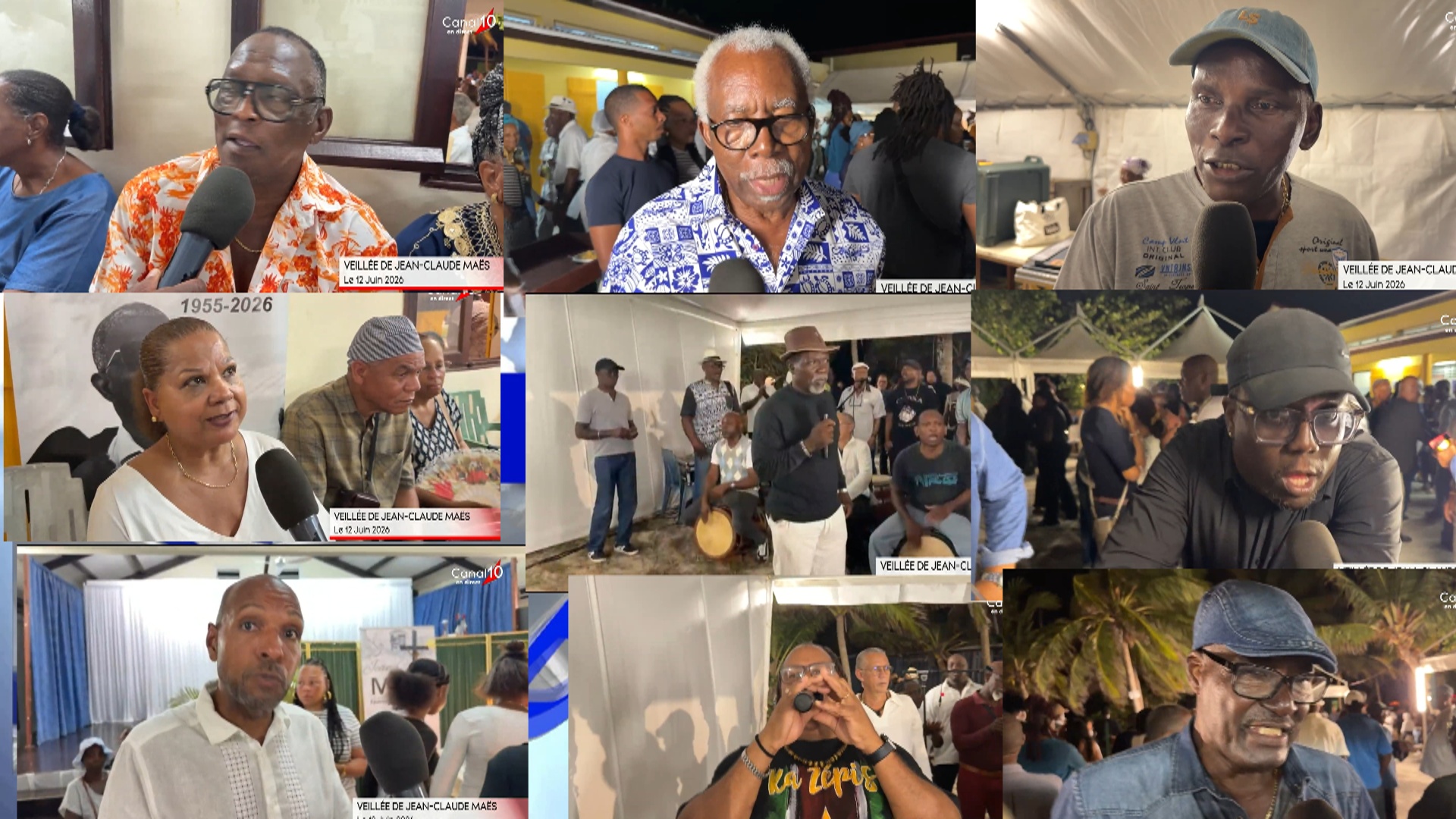 Onews Guadeloupe. Veillée de Jean Claude MAES Maire de Capesterre de Marie Galante